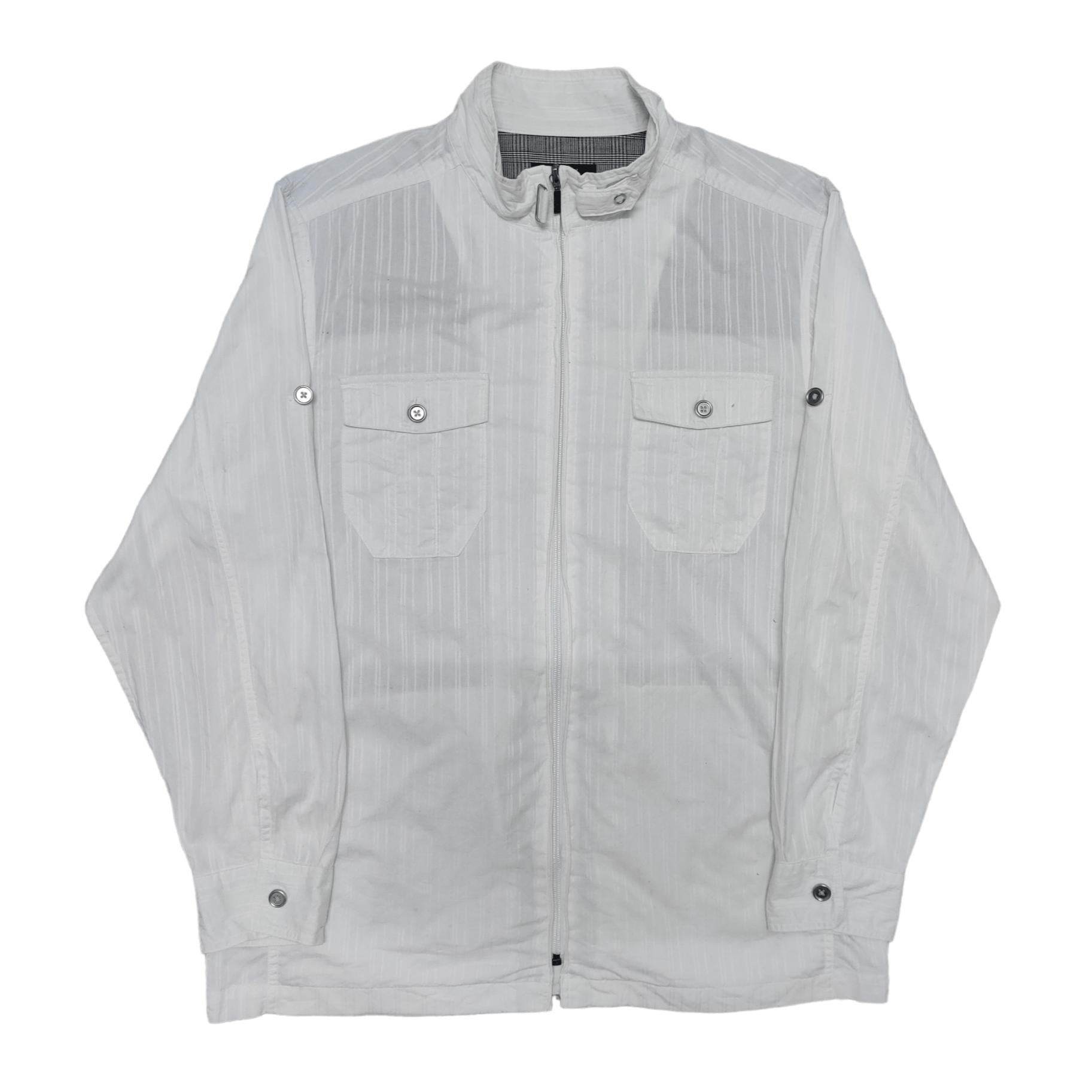 image of Sacsny Y'saccs By Yohji Yamamoto Jacket in White, Men's (Size Large)