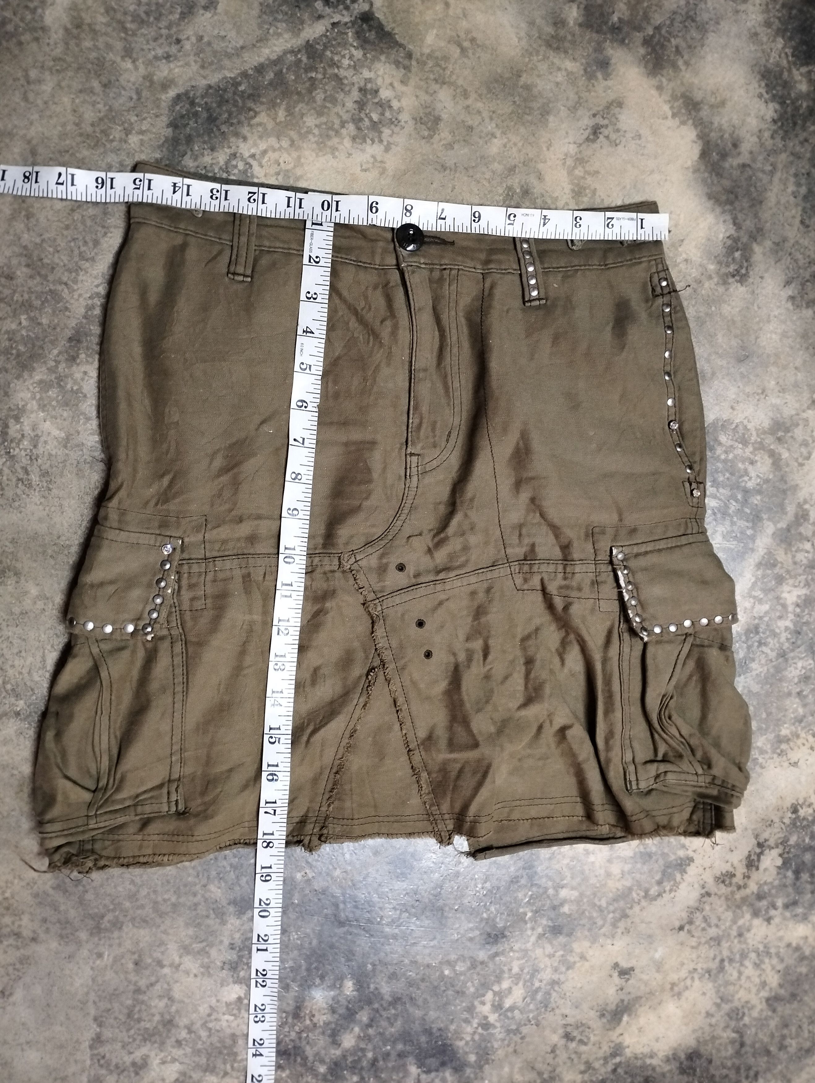 Hysteric Glamour RARE🔥Distressed Skirt Cargo Style Hysteric Glamour Size 30" / US 8 / IT 44 - 5 Thumbnail