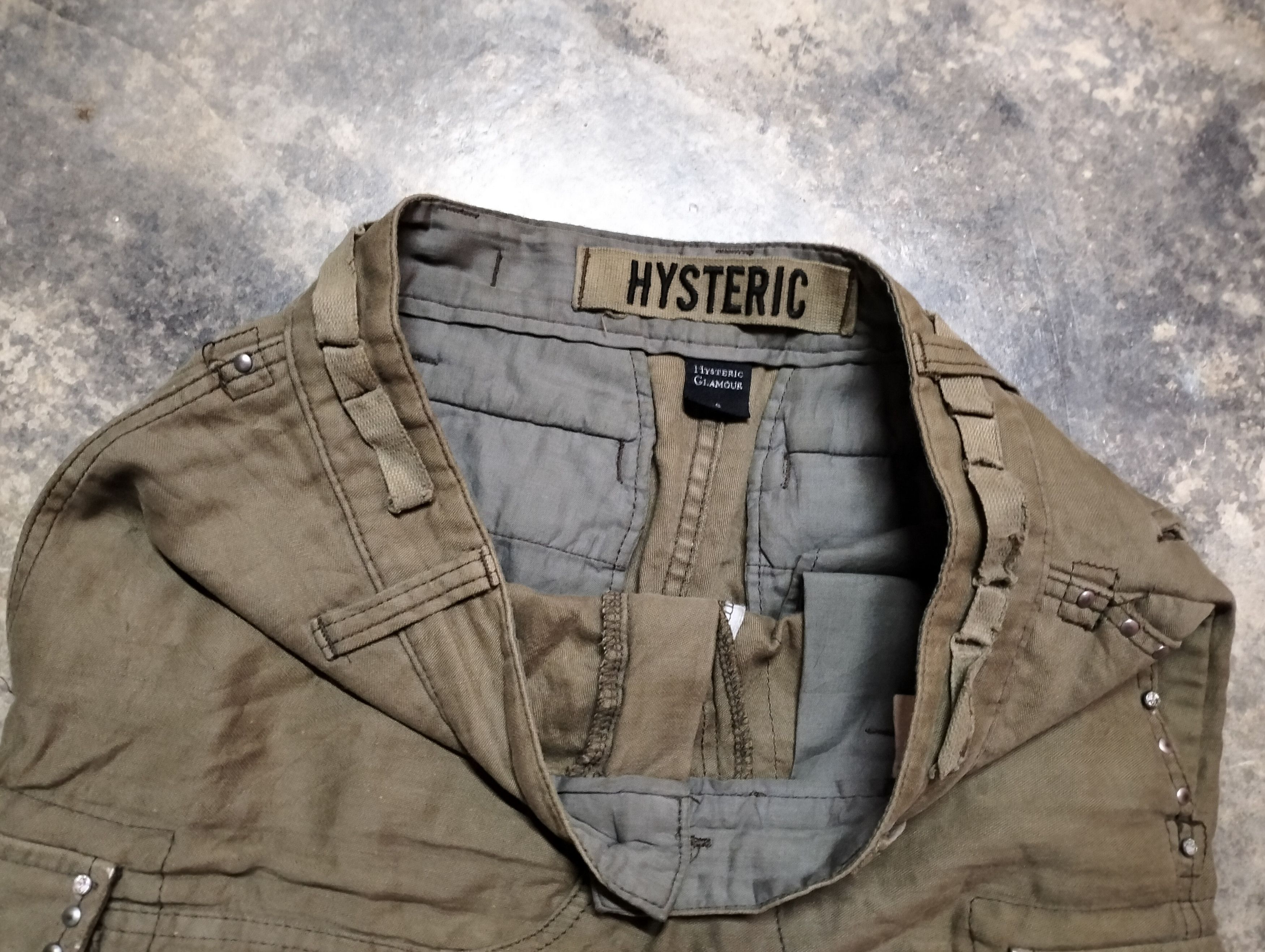 Hysteric Glamour RARE🔥Distressed Skirt Cargo Style Hysteric Glamour Size 30" / US 8 / IT 44 - 11 Thumbnail