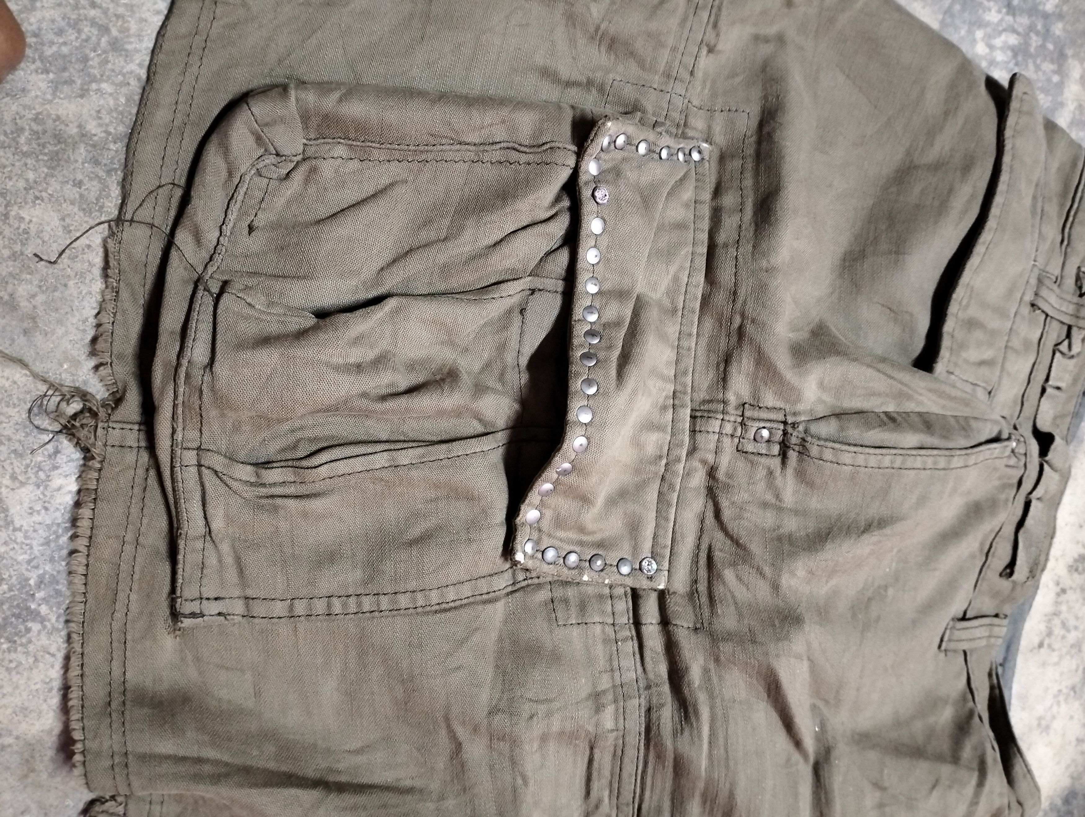 Hysteric Glamour RARE🔥Distressed Skirt Cargo Style Hysteric Glamour Size 30" / US 8 / IT 44 - 15 Thumbnail