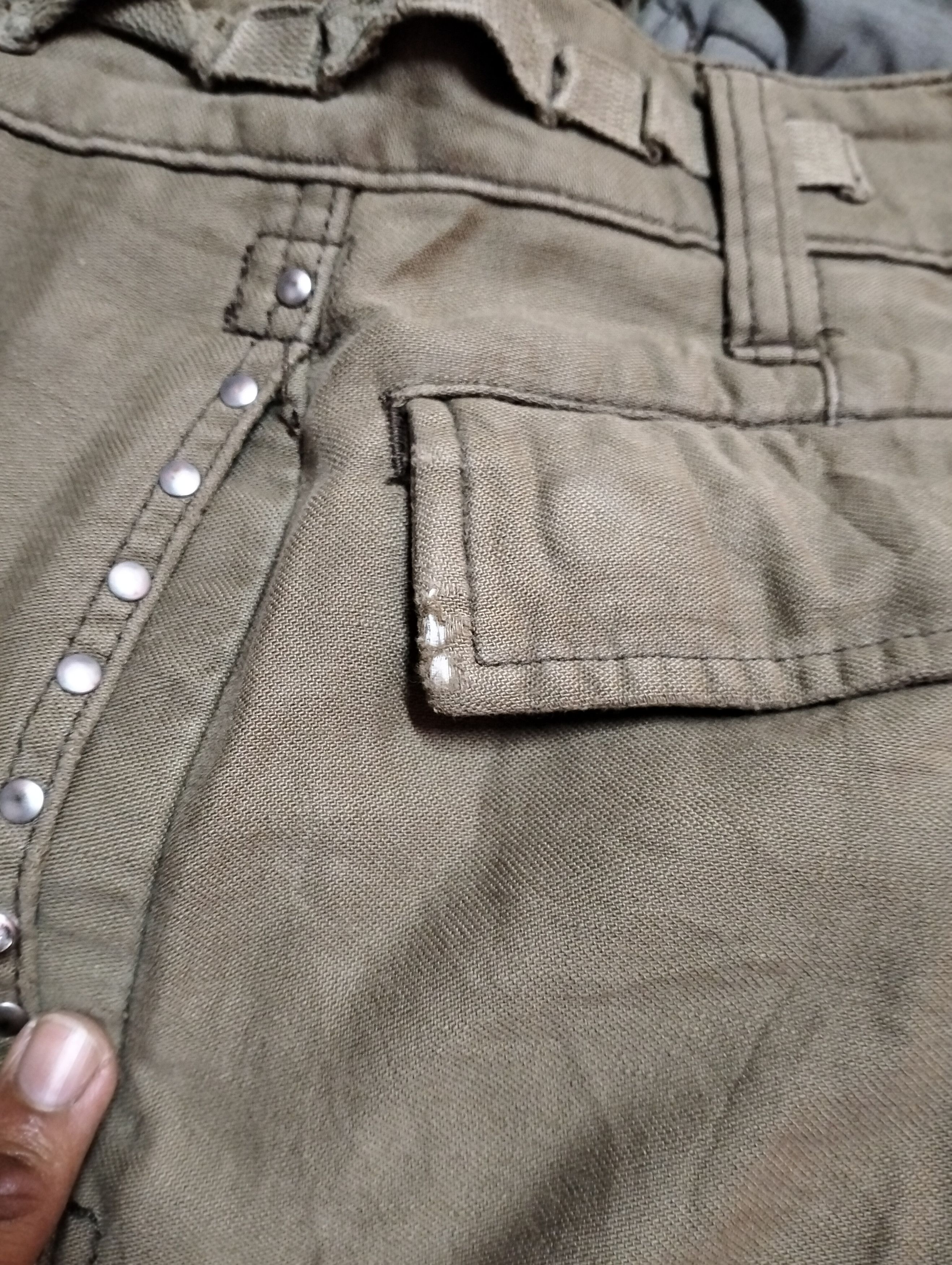Hysteric Glamour RARE🔥Distressed Skirt Cargo Style Hysteric Glamour Size 30" / US 8 / IT 44 - 17 Thumbnail
