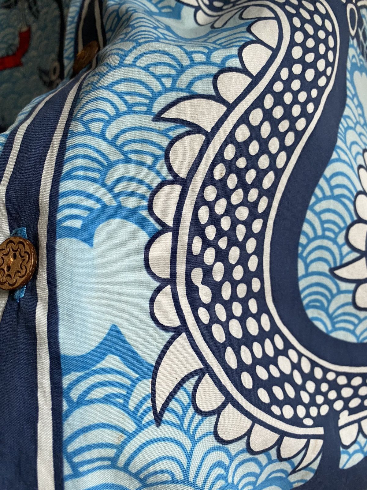Vintage Vintage Mambo Hawaiian Big Print Dragon Shirt Billabong Dior Size US L / EU 52-54 / 3 - 14 Thumbnail