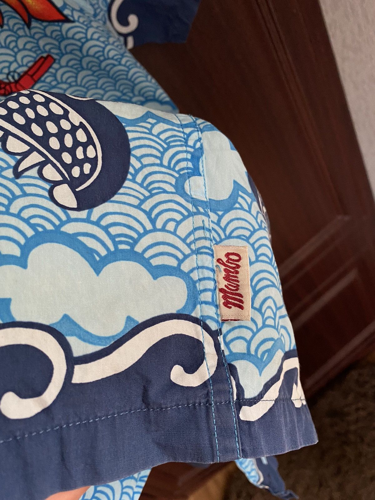 Vintage Vintage Mambo Hawaiian Big Print Dragon Shirt Billabong Dior Size US L / EU 52-54 / 3 - 6 Thumbnail