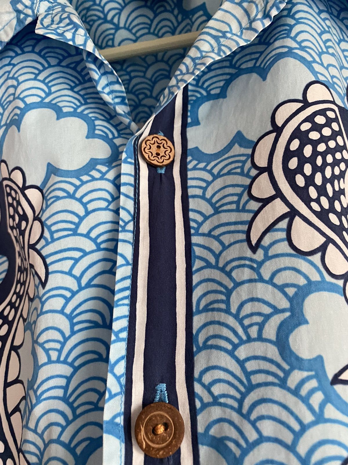 Vintage Vintage Mambo Hawaiian Big Print Dragon Shirt Billabong Dior Size US L / EU 52-54 / 3 - 10 Thumbnail