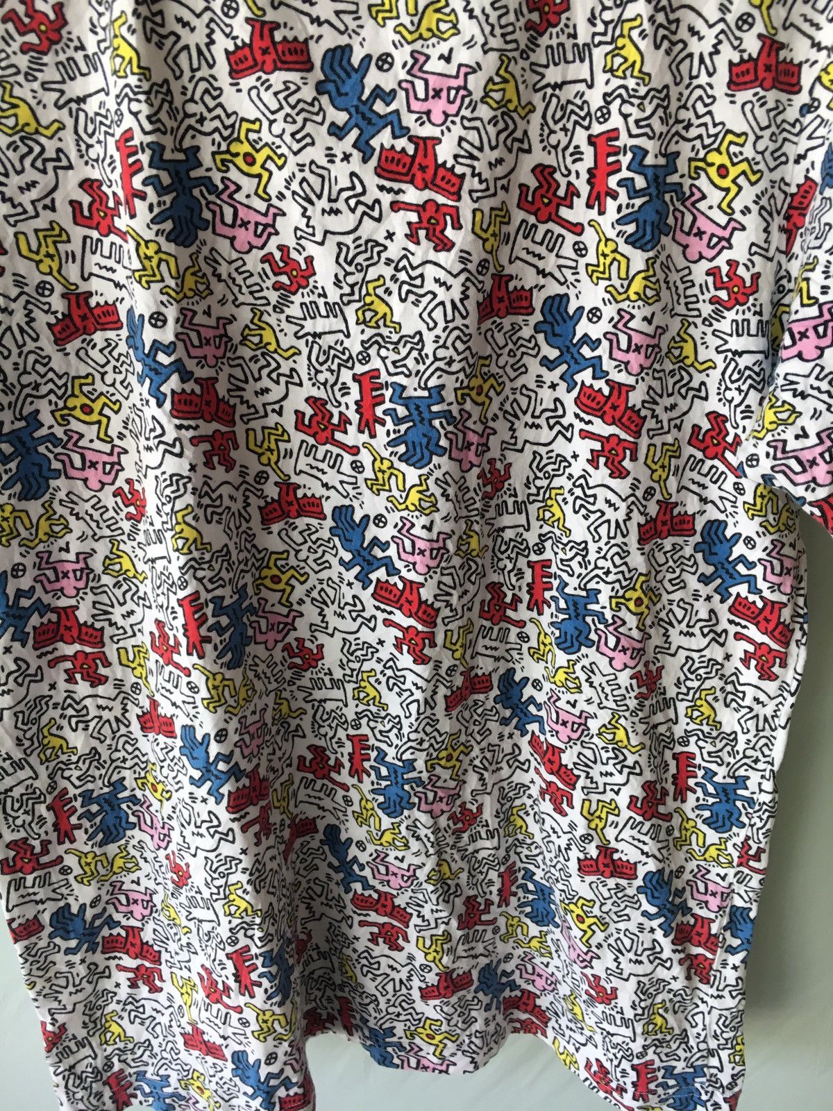 Keith Haring KEITH HARING WHITE FULL PRINT SIZE L TEE SHIRT Size US L / EU 52-54 / 3 - 3 Thumbnail