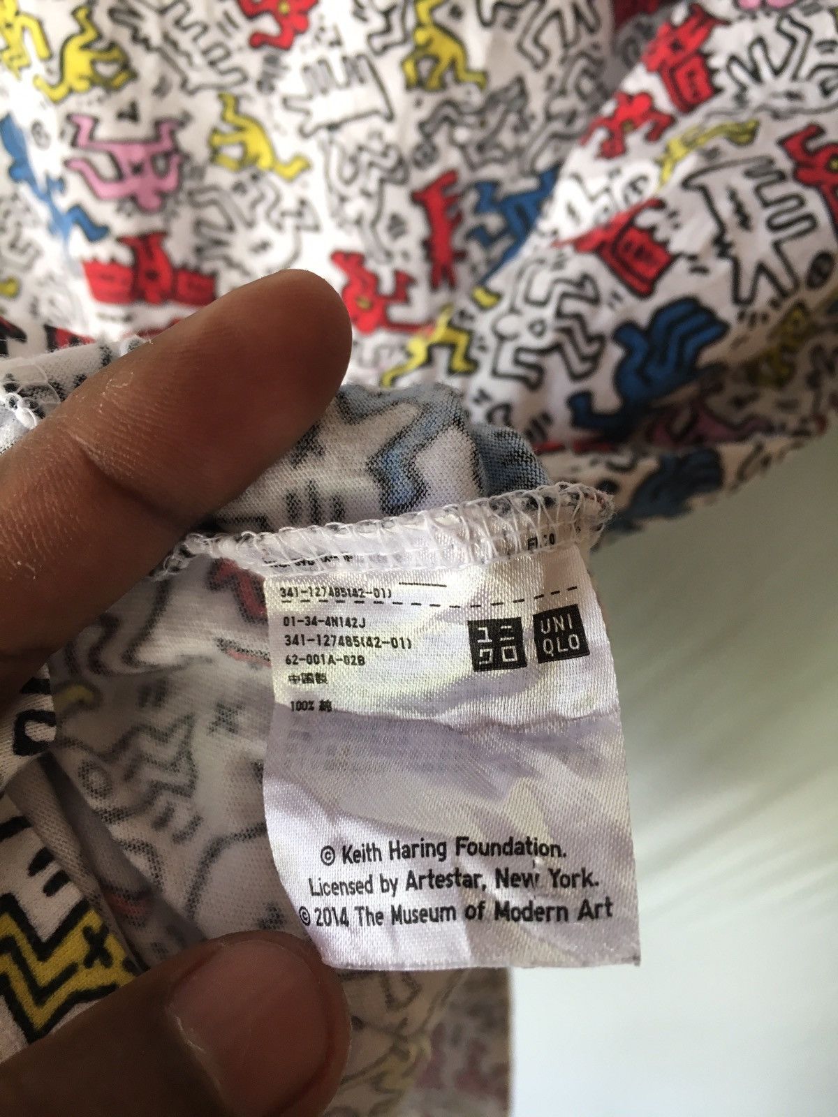 Keith Haring KEITH HARING WHITE FULL PRINT SIZE L TEE SHIRT Size US L / EU 52-54 / 3 - 5 Thumbnail
