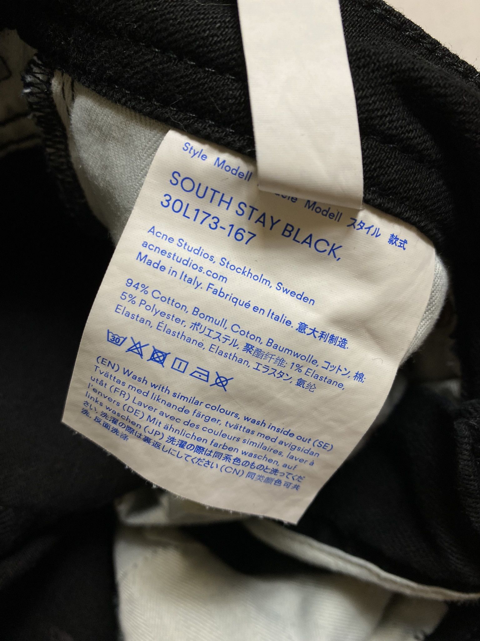 Acne Studios × Designer Acne studios bla konst black jeans Size 29" - 7 Thumbnail