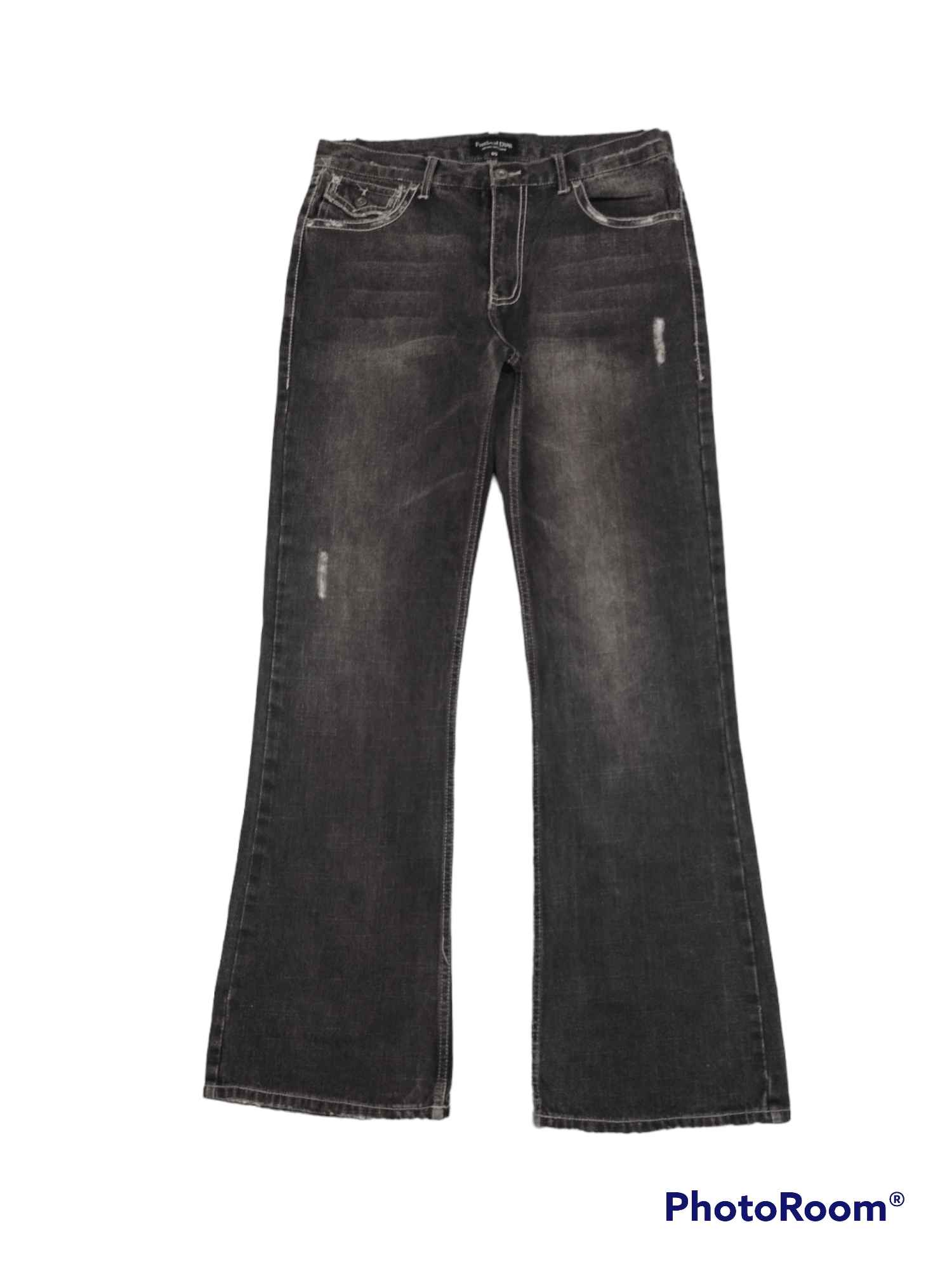 FLARE🔥WASHED BLACK GRAY FREEBEAT DIAG
