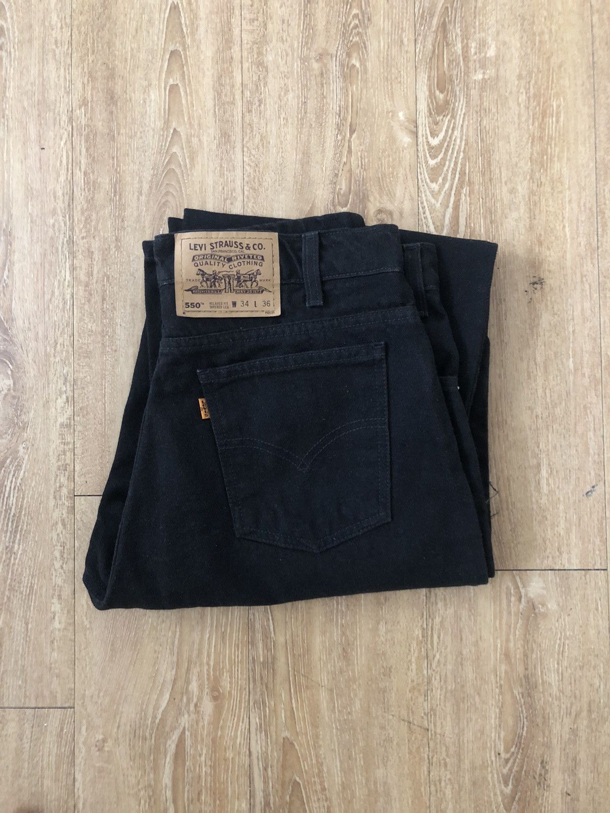 Vintage Orange Tab Black Levi’s