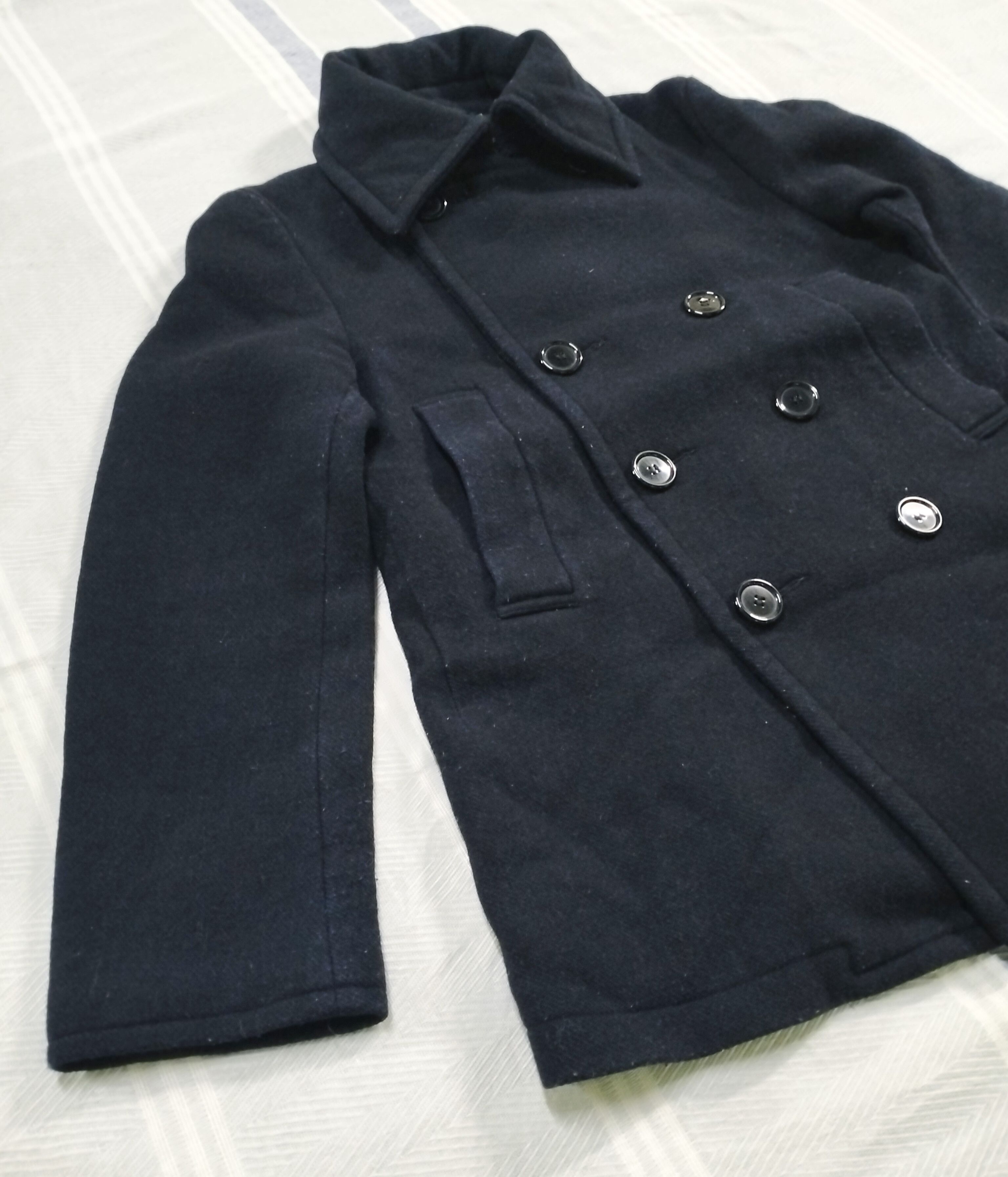 Zucca Issey miyake Zucca double breasted Wool Coat Jacket Size US M / EU 48-50 / 2 - 4 Thumbnail