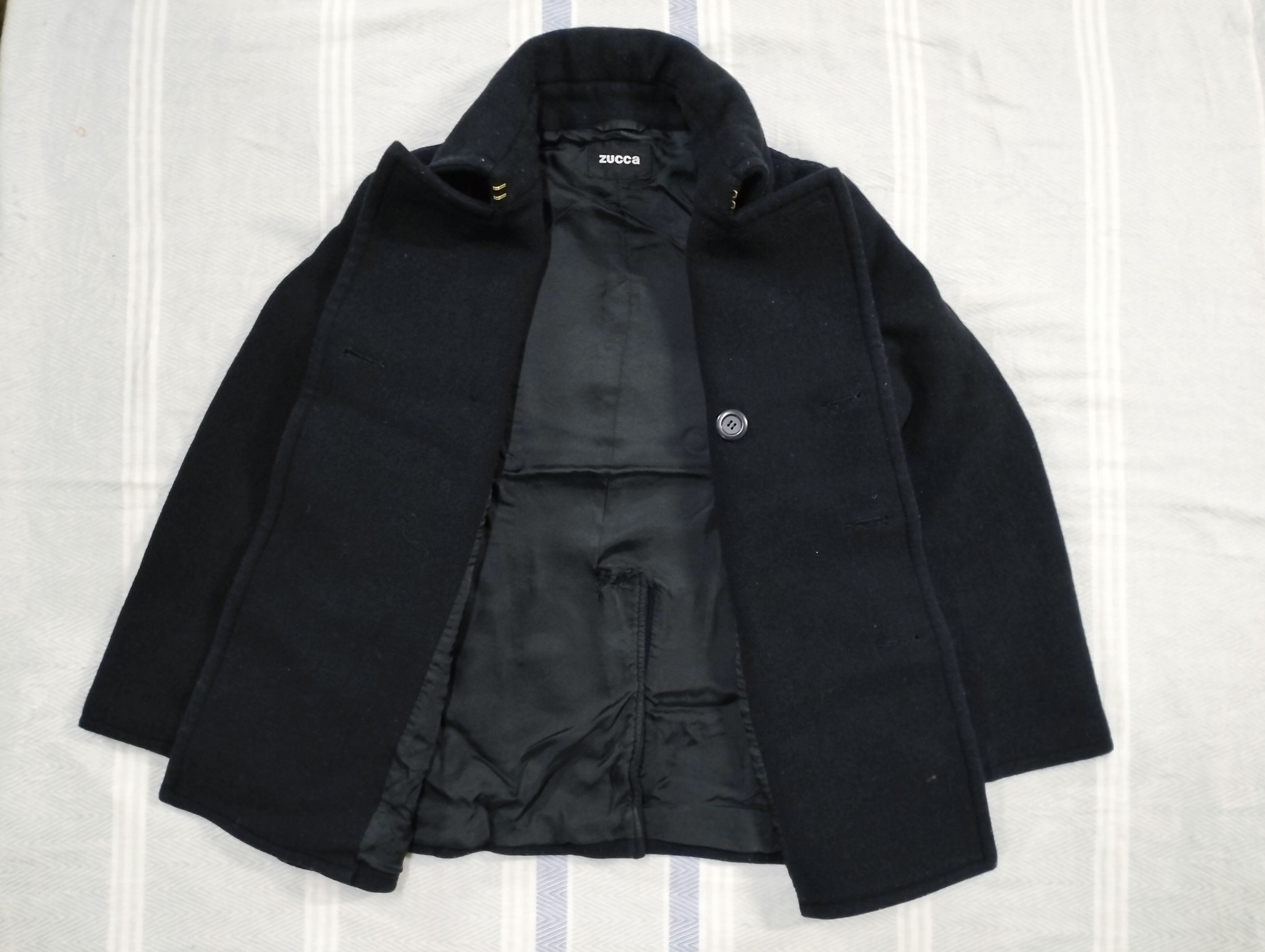 Zucca Issey miyake Zucca double breasted Wool Coat Jacket Size US M / EU 48-50 / 2 - 7 Thumbnail