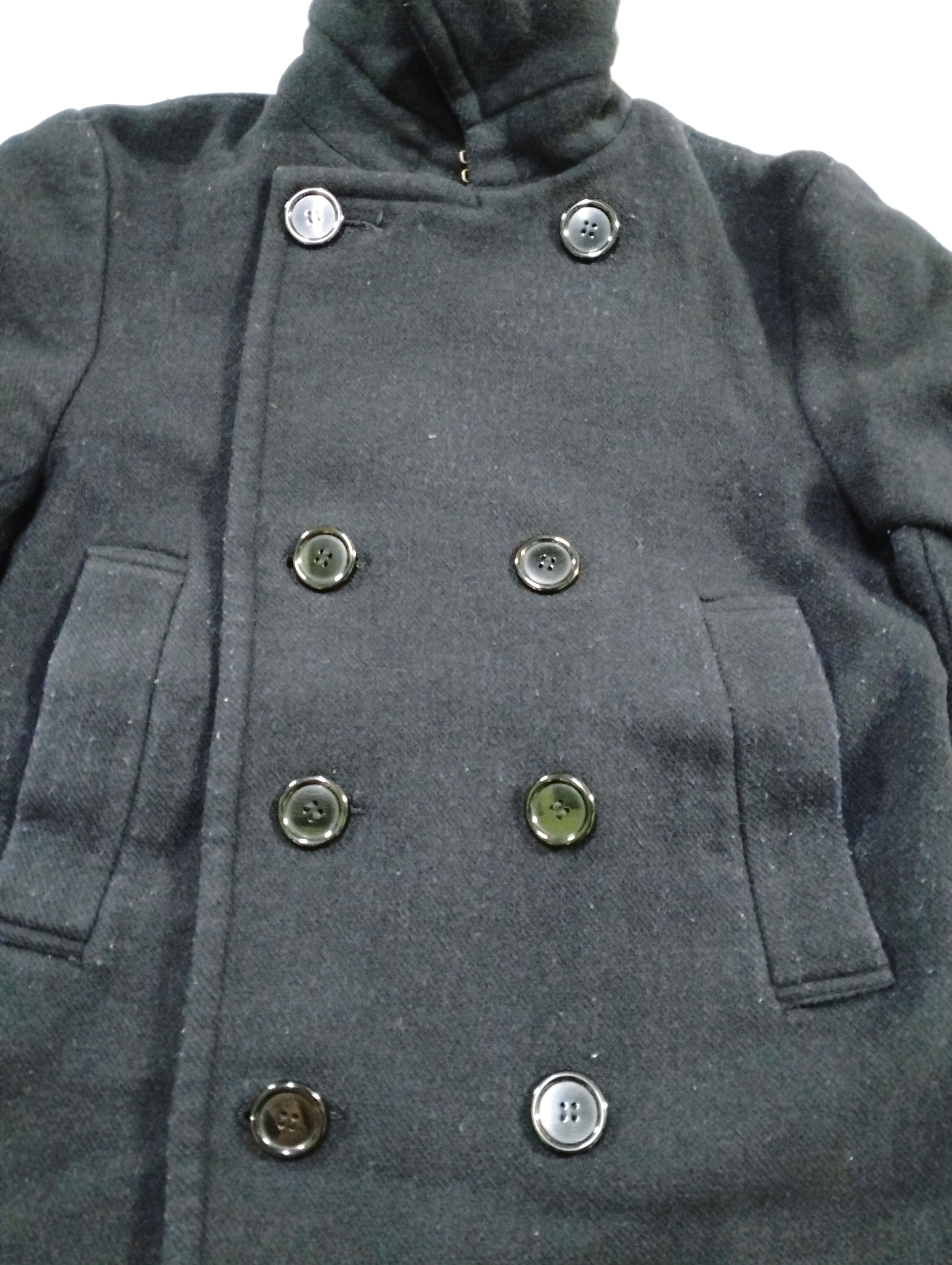 Zucca Issey miyake Zucca double breasted Wool Coat Jacket Size US M / EU 48-50 / 2 - 9 Thumbnail