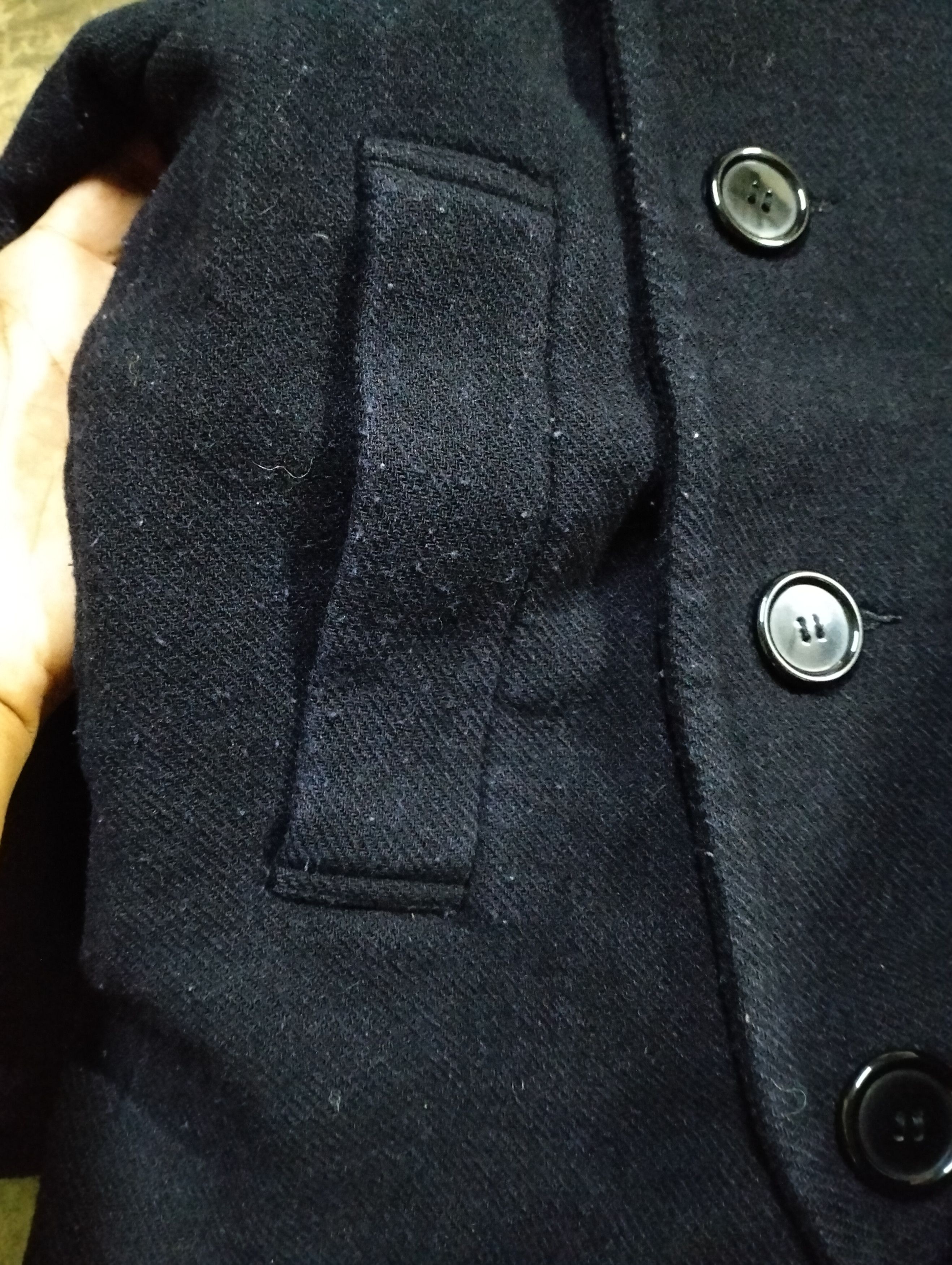 Zucca Issey miyake Zucca double breasted Wool Coat Jacket Size US M / EU 48-50 / 2 - 17 Thumbnail