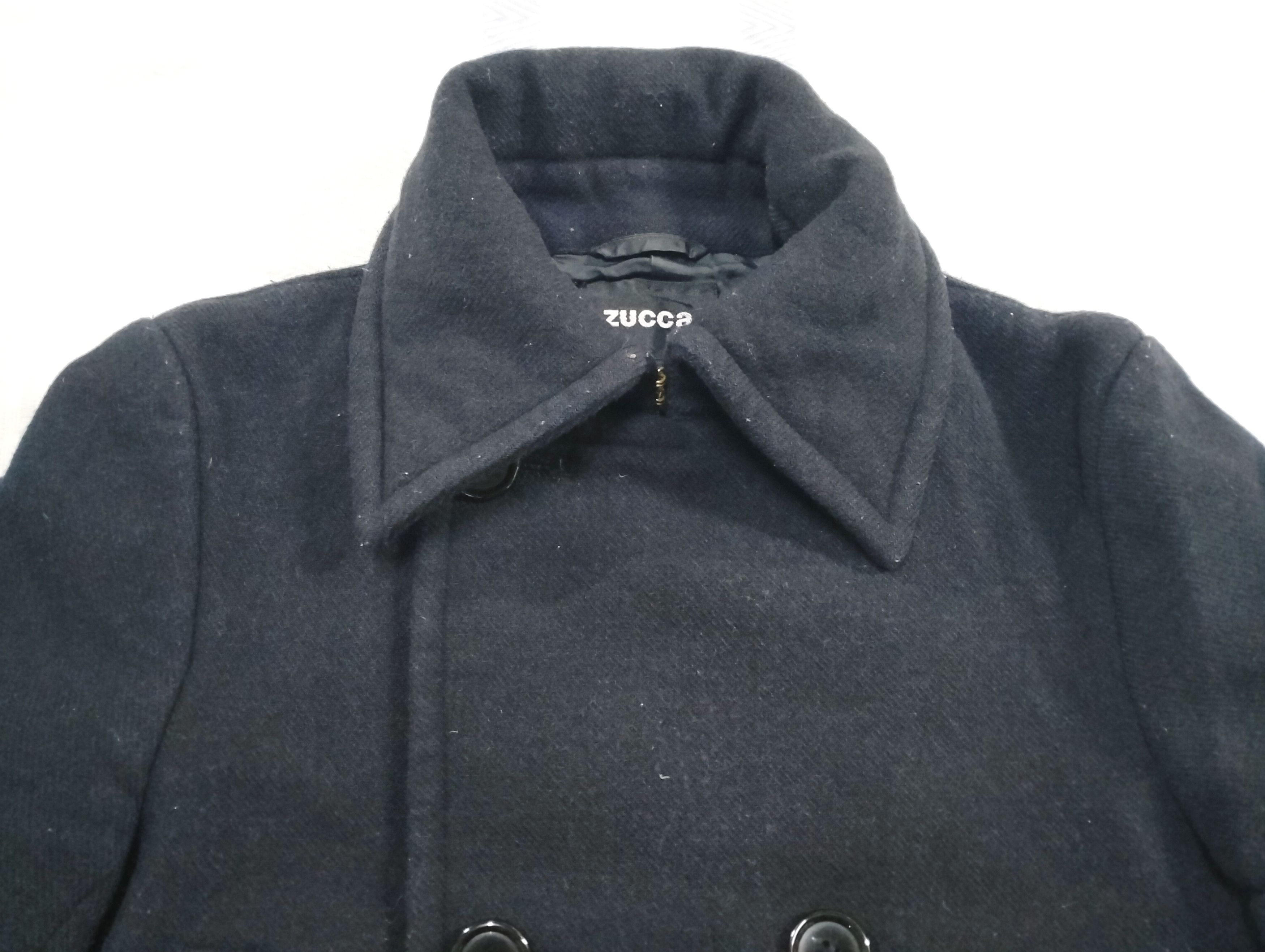 Zucca Issey miyake Zucca double breasted Wool Coat Jacket Size US M / EU 48-50 / 2 - 8 Thumbnail