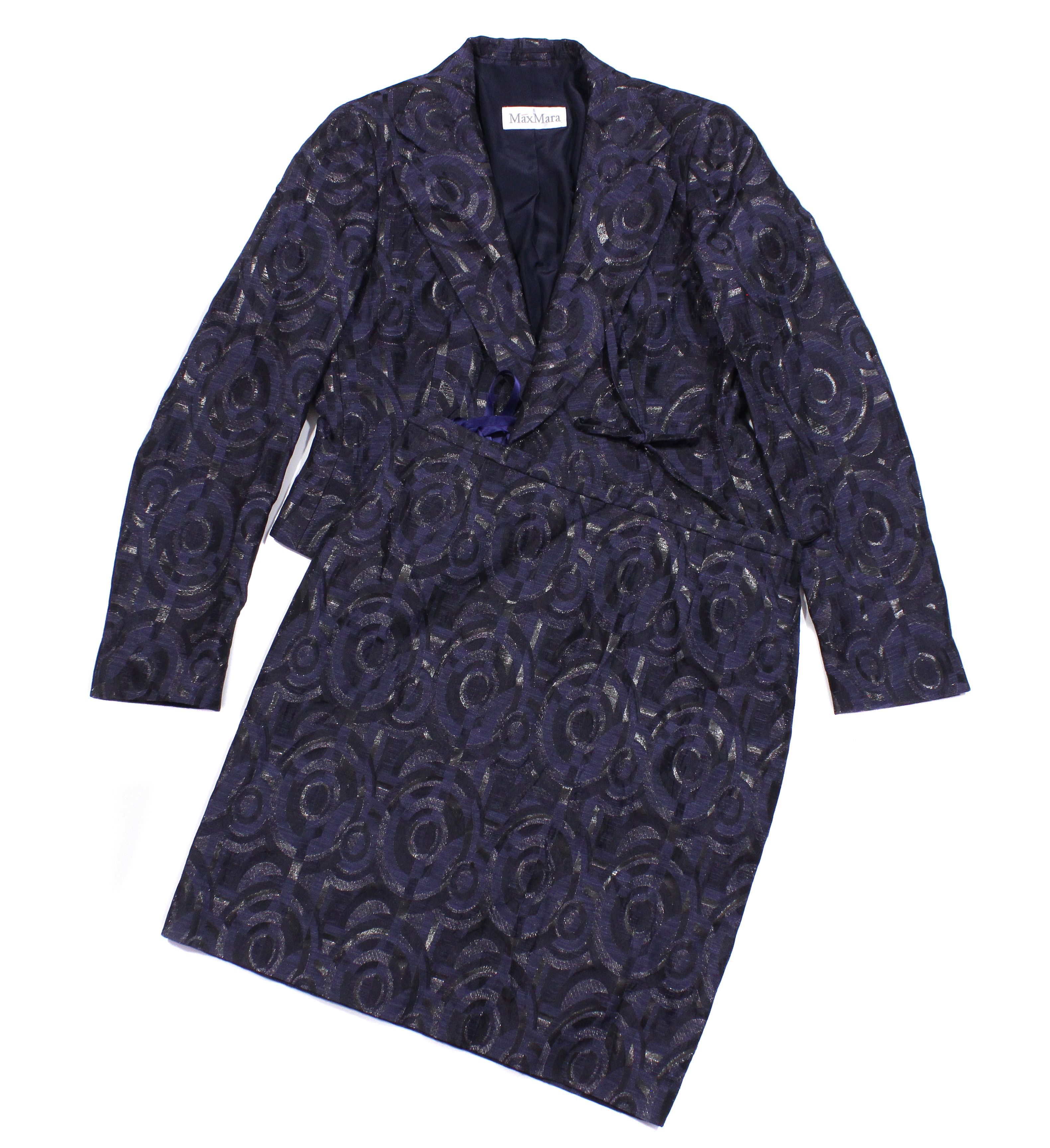 Max Mara Full Printed Suit Size M / US 6-8 / IT 42-44 - 1 Thumbnail