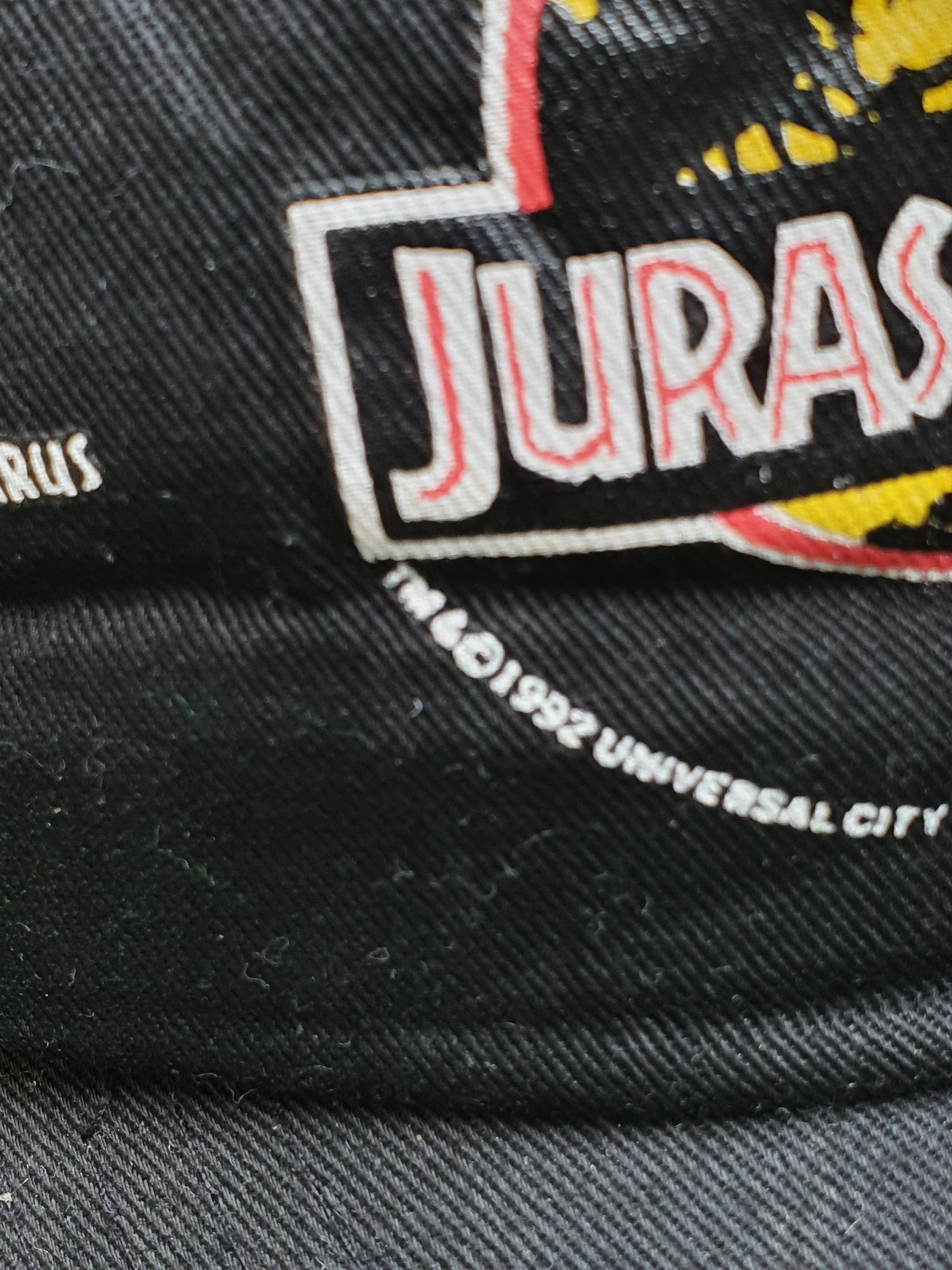 Universal Studios × Vintage Jurassic Park Vtg 1992 Universal Studios Snapback Hat Size ONE SIZE - 6 Thumbnail