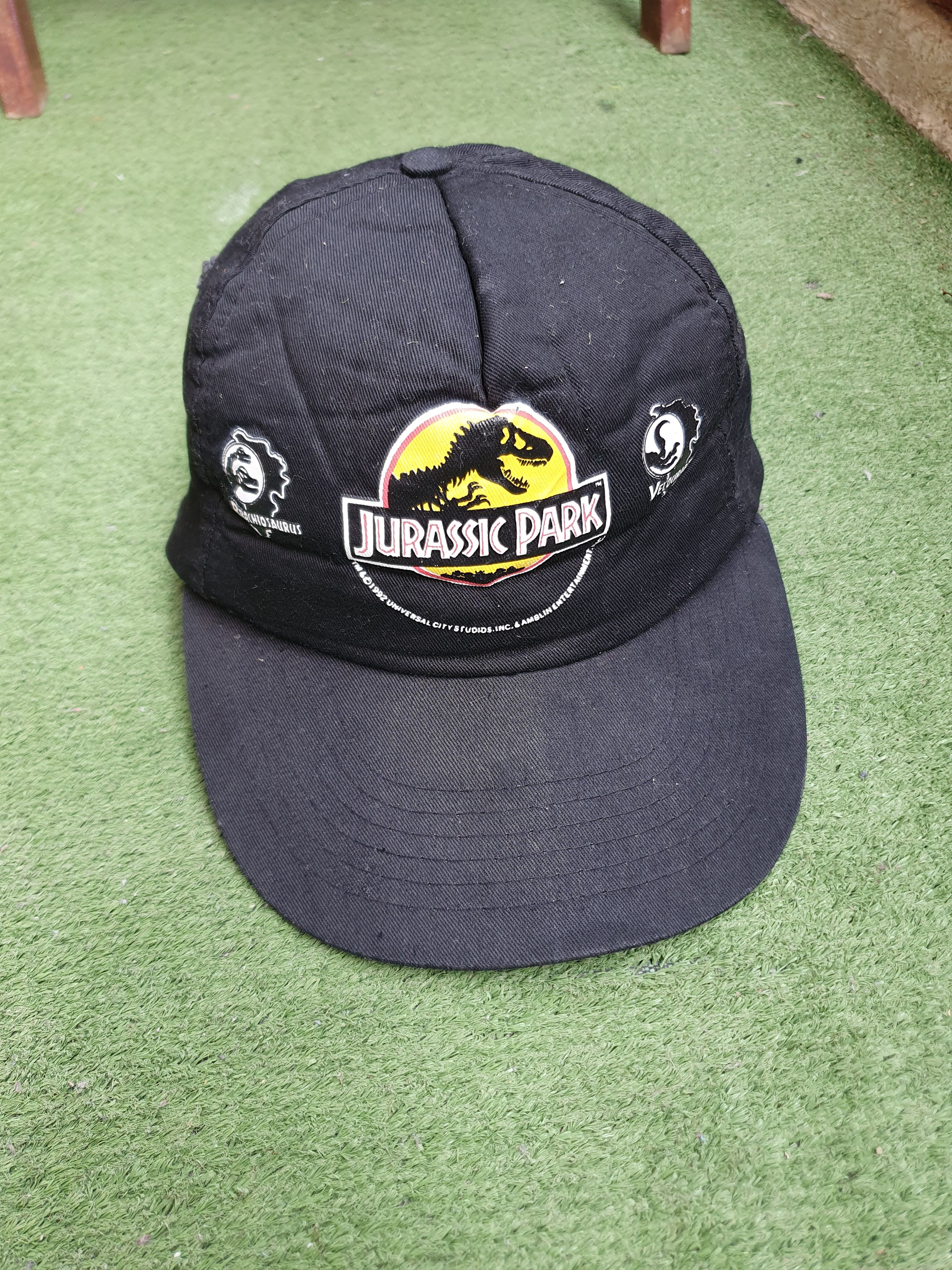 Universal Studios × Vintage Jurassic Park Vtg 1992 Universal Studios Snapback Hat Size ONE SIZE - 2 Thumbnail