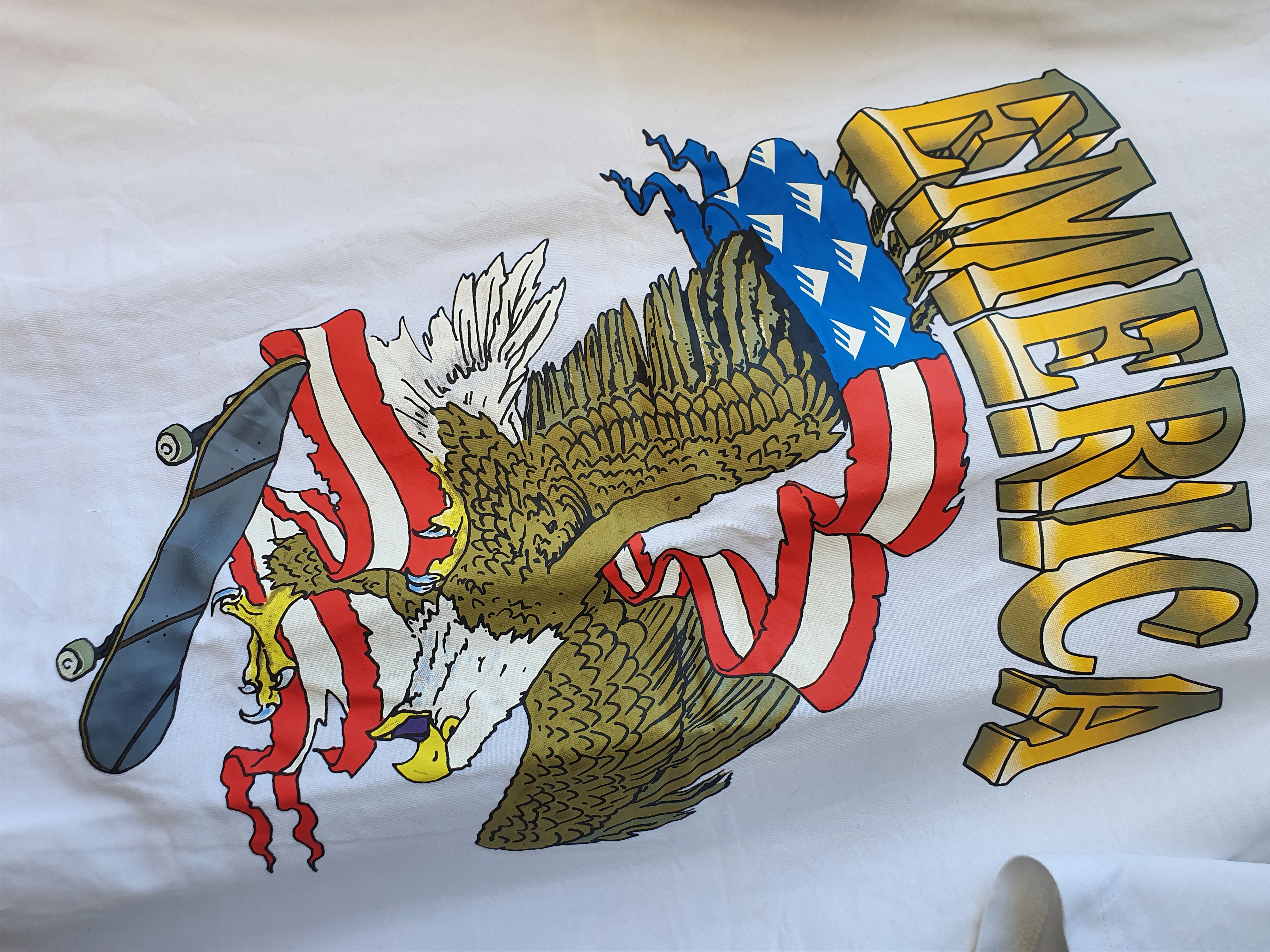 Emerica Emerica skateboard Eagle riding sk8 SWAG tee,sz L Size US L / EU 52-54 / 3 - 5 Thumbnail