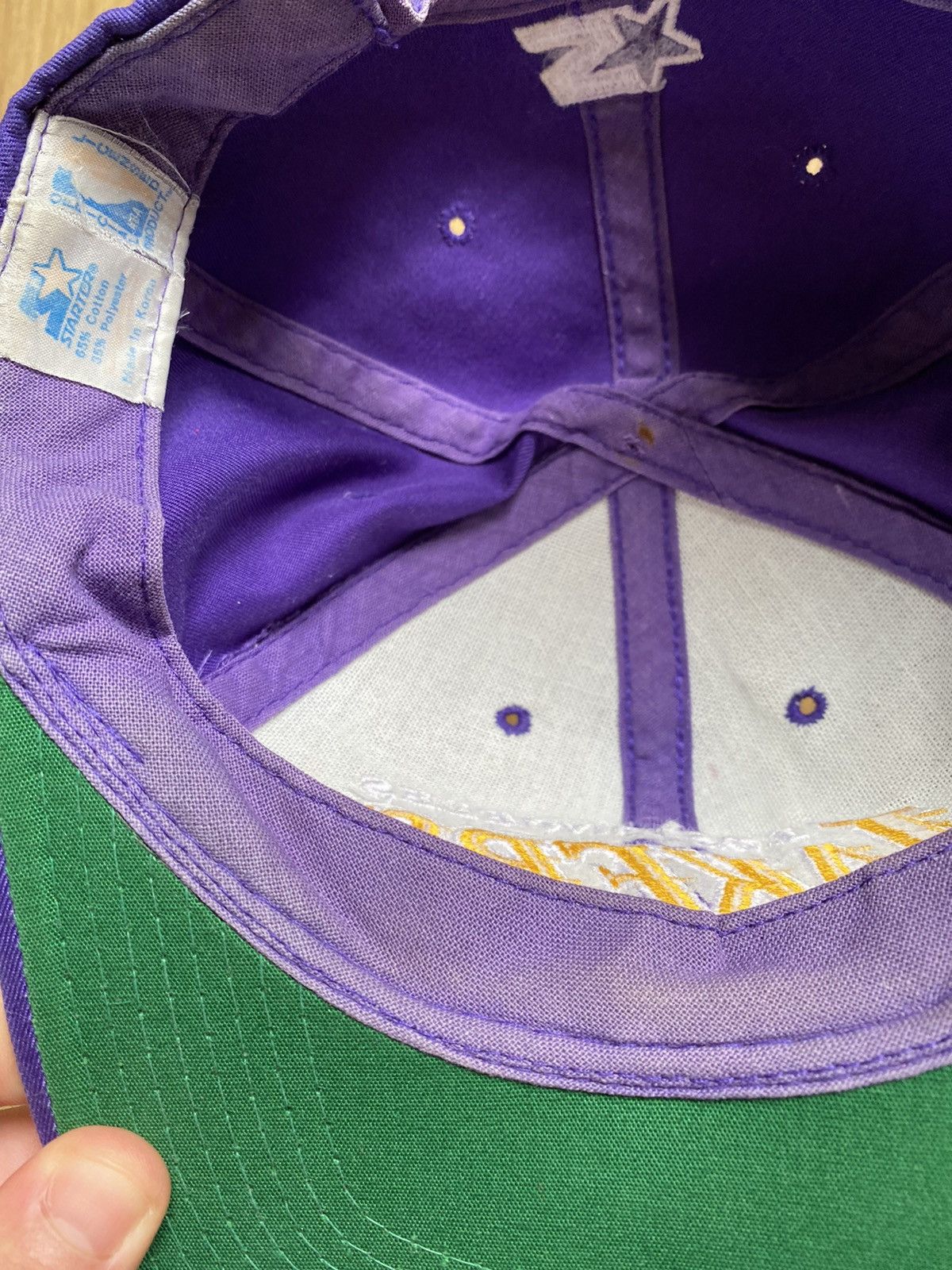 NBA Vintage Los Angeles Lakers Starter Specialties NBA Hat Cap Size ONE SIZE - 8 Thumbnail