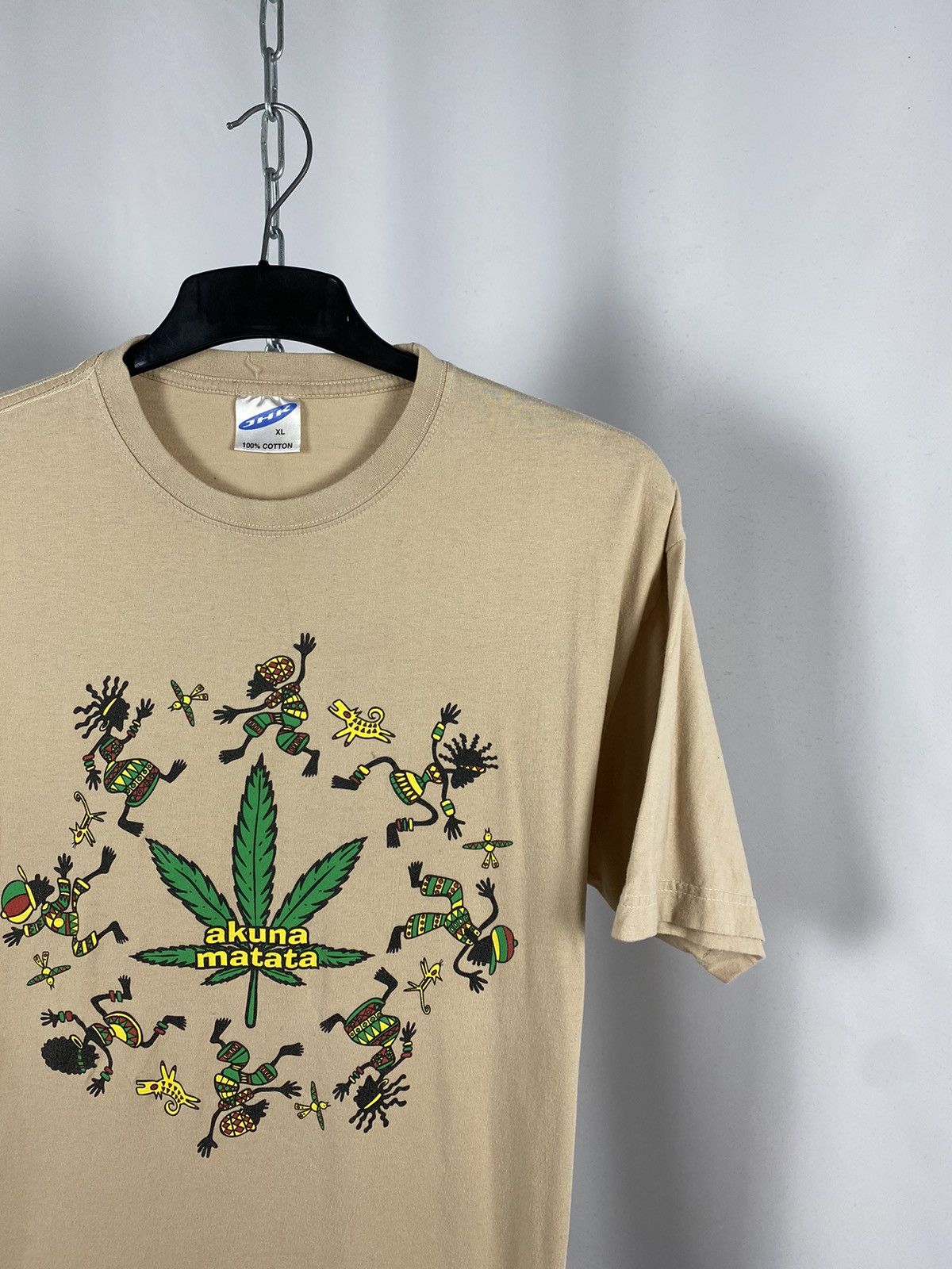 Vintage Rasta Jamaica akuna matata T-shirts big logo size XL Size US XL / EU 56 / 4 - 2 Thumbnail