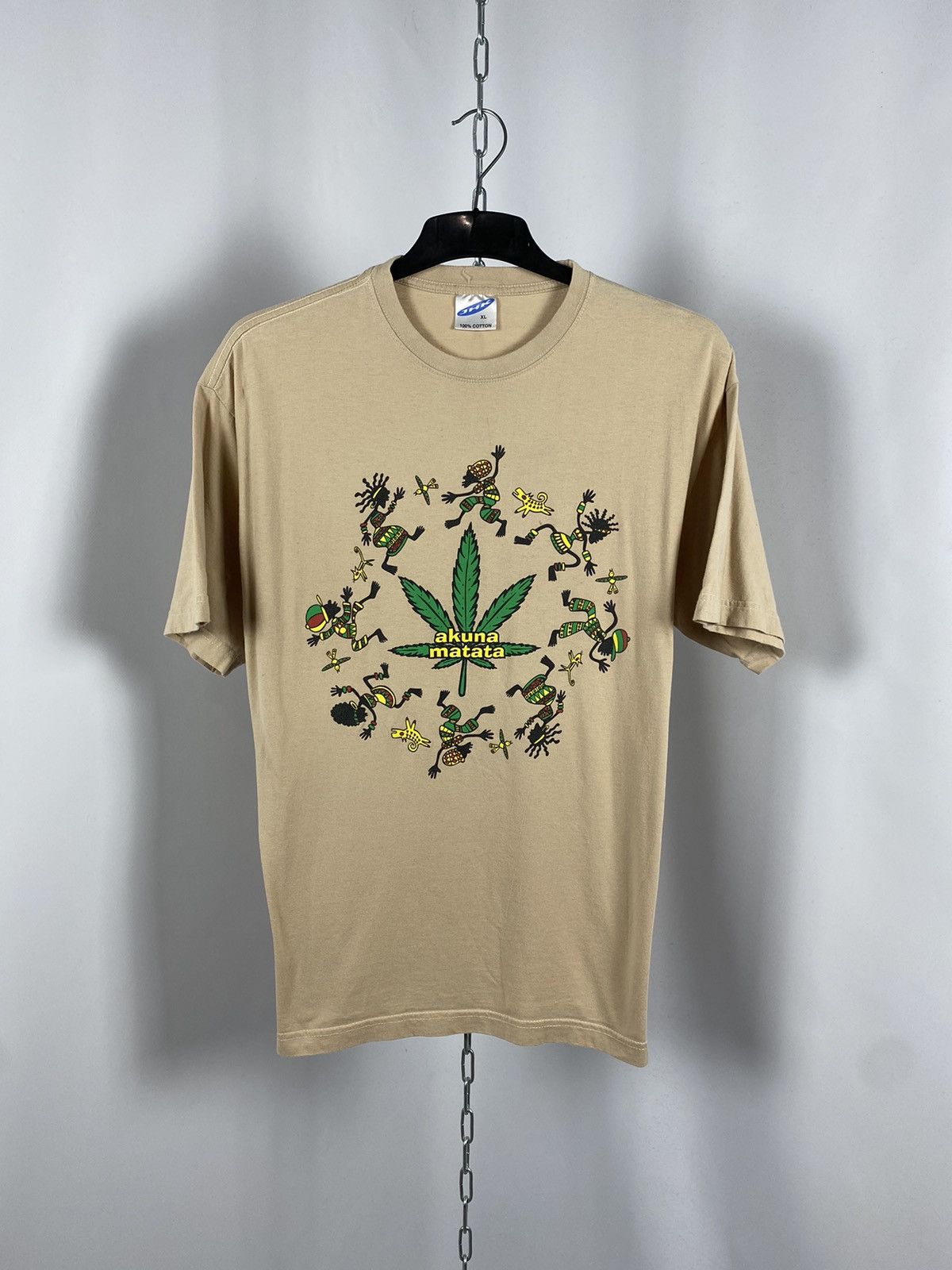 Vintage Rasta Jamaica akuna matata T-shirts big logo size XL Size US XL / EU 56 / 4 - 1 Thumbnail
