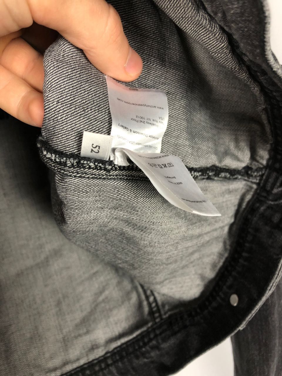 Won Hundred Won hundred demin jacket gray size 52 Size US L / EU 52-54 / 3 - 4 Thumbnail