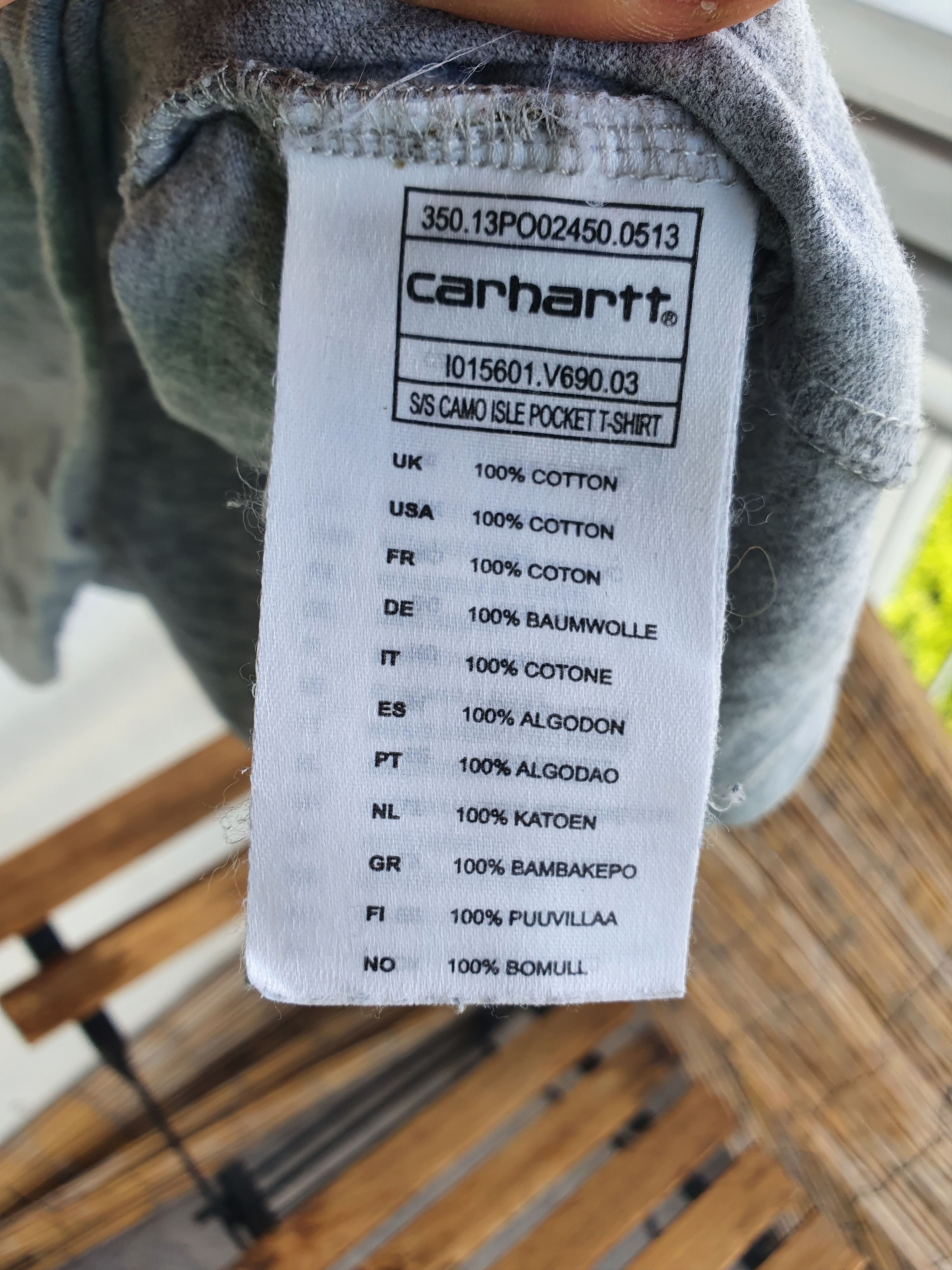 Carhartt Carhartt S/S Camo Isle Pocket t-shirt,sz S Size US S / EU 44-46 / 1 - 8 Thumbnail