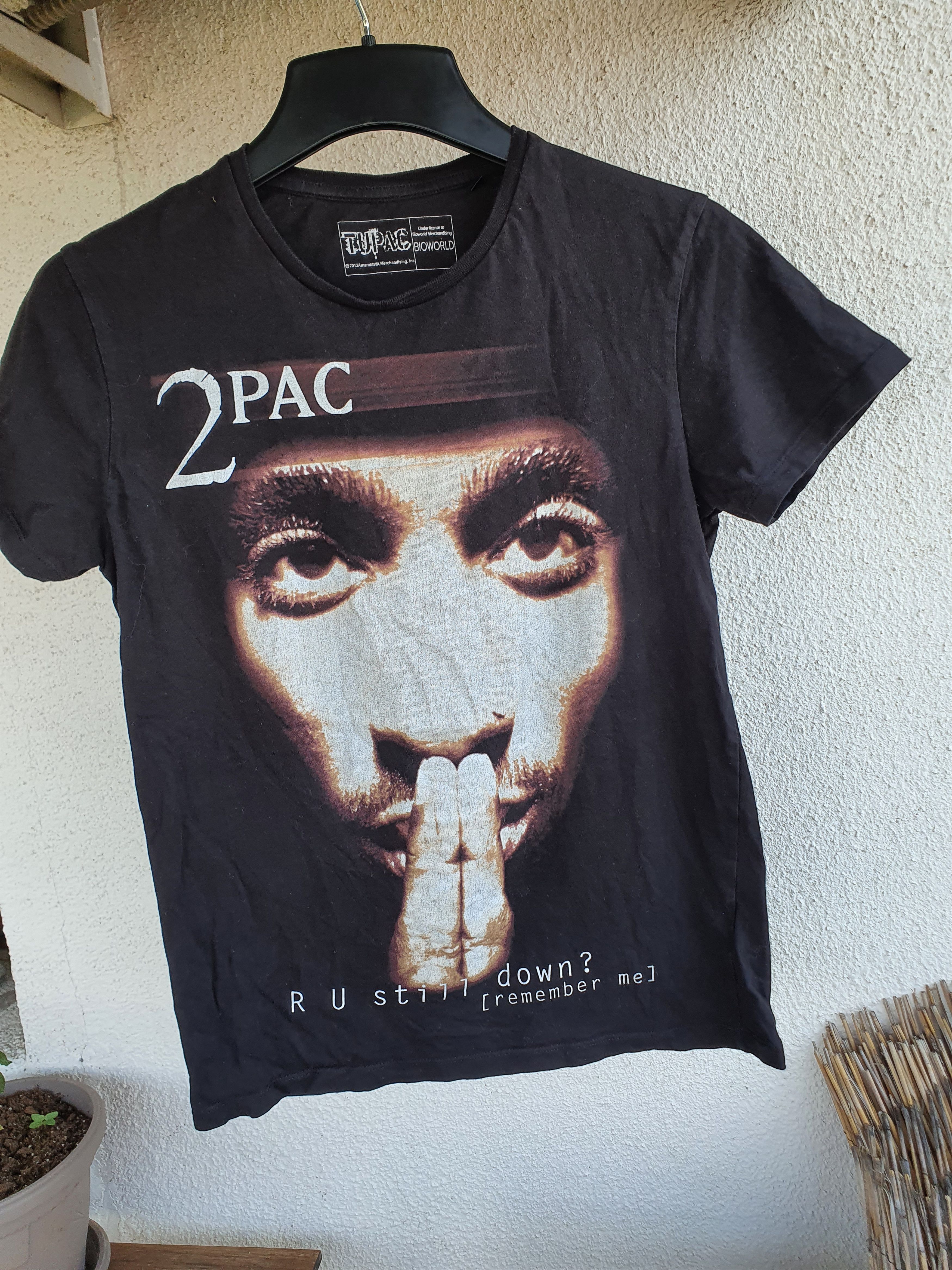 Rap Tees Tupac Shakur 2Pac R U Still Down? 2013 Rap tee,sz S/M? Size US S / EU 44-46 / 1 - 3 Thumbnail