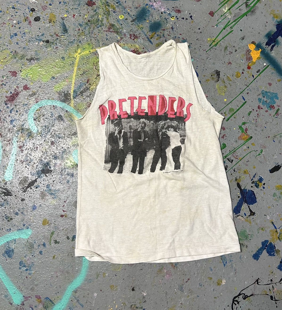 Band Tees × Vintage Vintage The pretenders band 1981 T-shirt Size US M / EU 48-50 / 2 - 2 Thumbnail