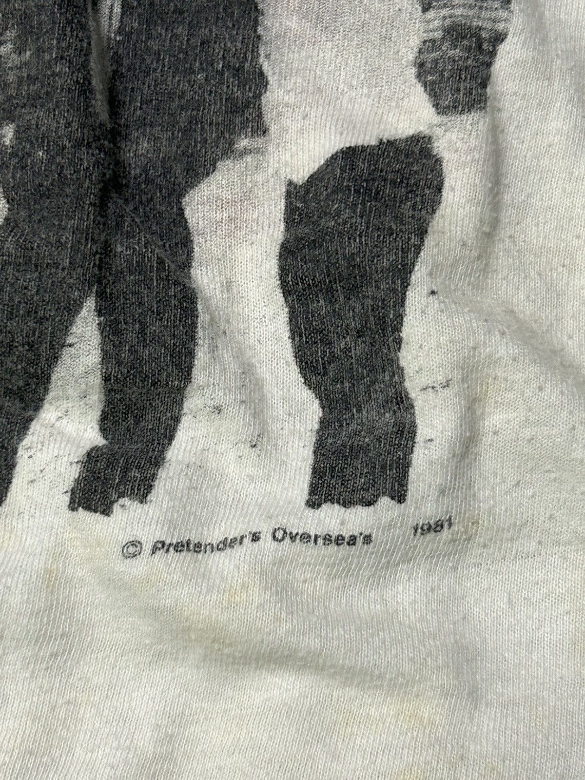 Band Tees × Vintage Vintage The pretenders band 1981 T-shirt Size US M / EU 48-50 / 2 - 5 Thumbnail