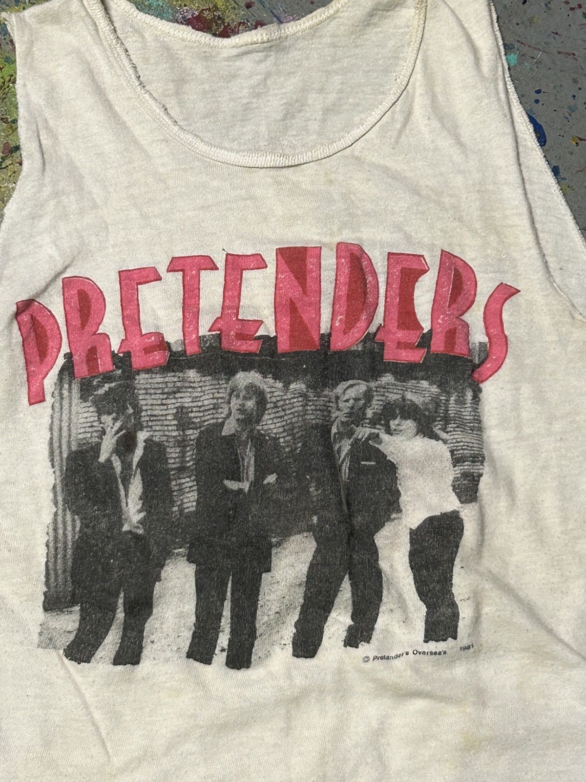Band Tees × Vintage Vintage The pretenders band 1981 T-shirt Size US M / EU 48-50 / 2 - 4 Thumbnail