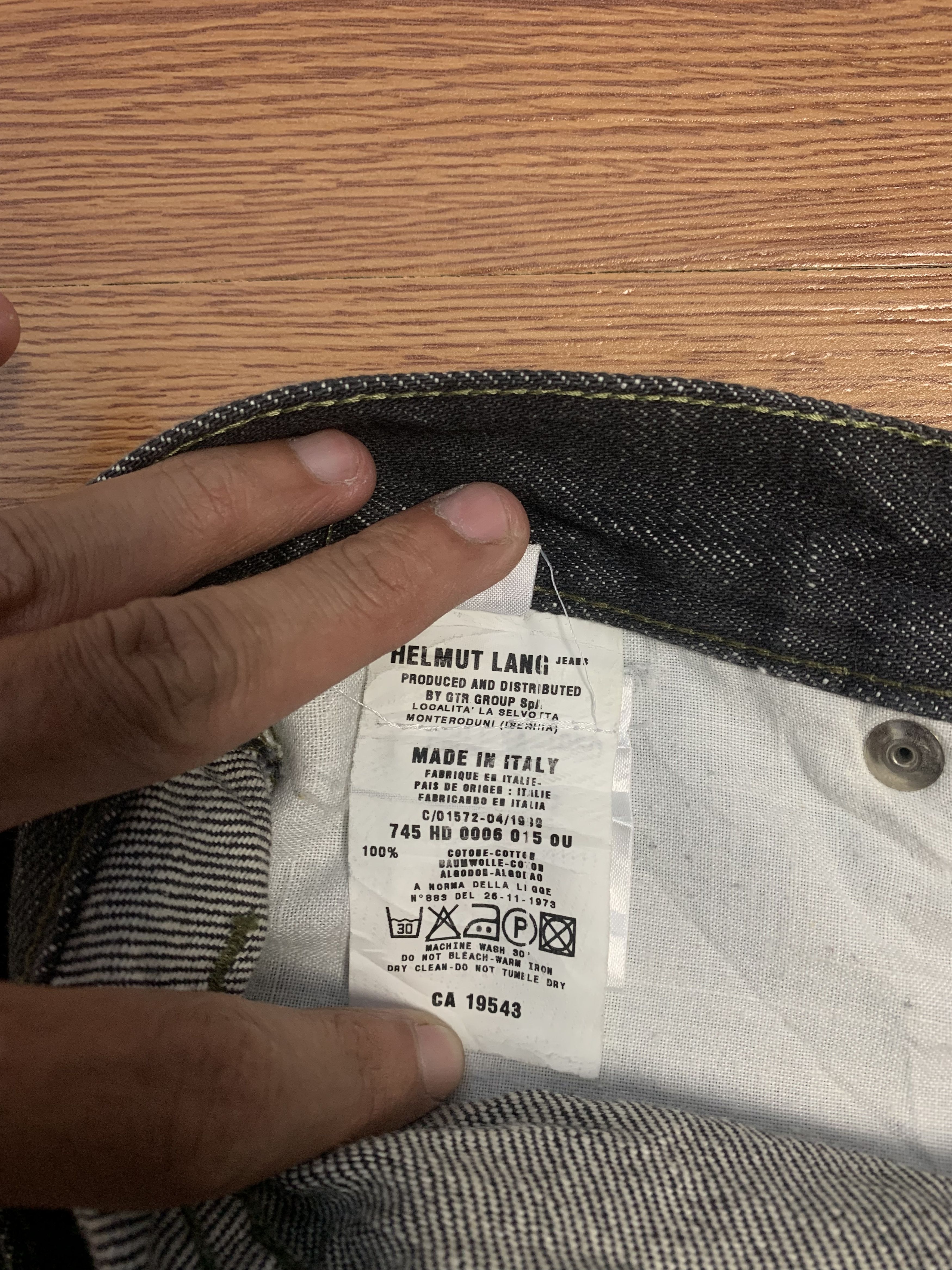Helmut Lang Helmut Lang 1999 Classic Denim Size US 28 / EU 44 - 12 Thumbnail