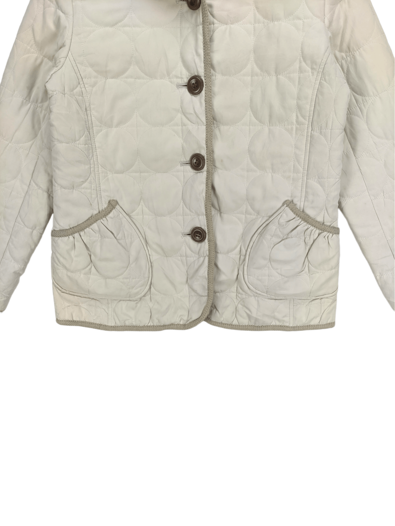 Japanese Brand Steals🔥Vintage Quilted Jacket Button Up Size S / US 4 / IT 40 - 8 Thumbnail