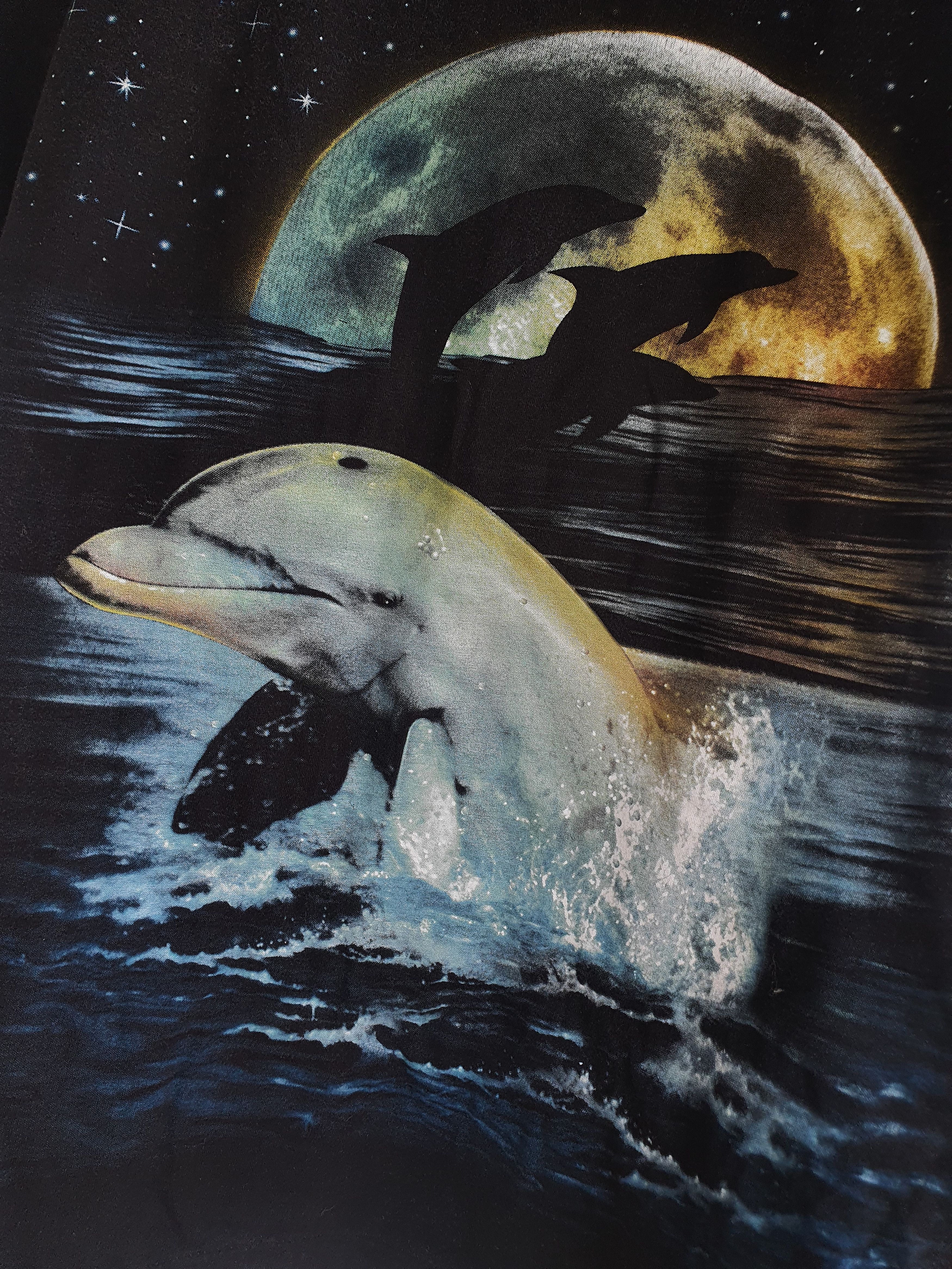 Other Rock Eagle Dolphins and Moon all over print tee,sz M Size US M / EU 48-50 / 2 - 5 Thumbnail