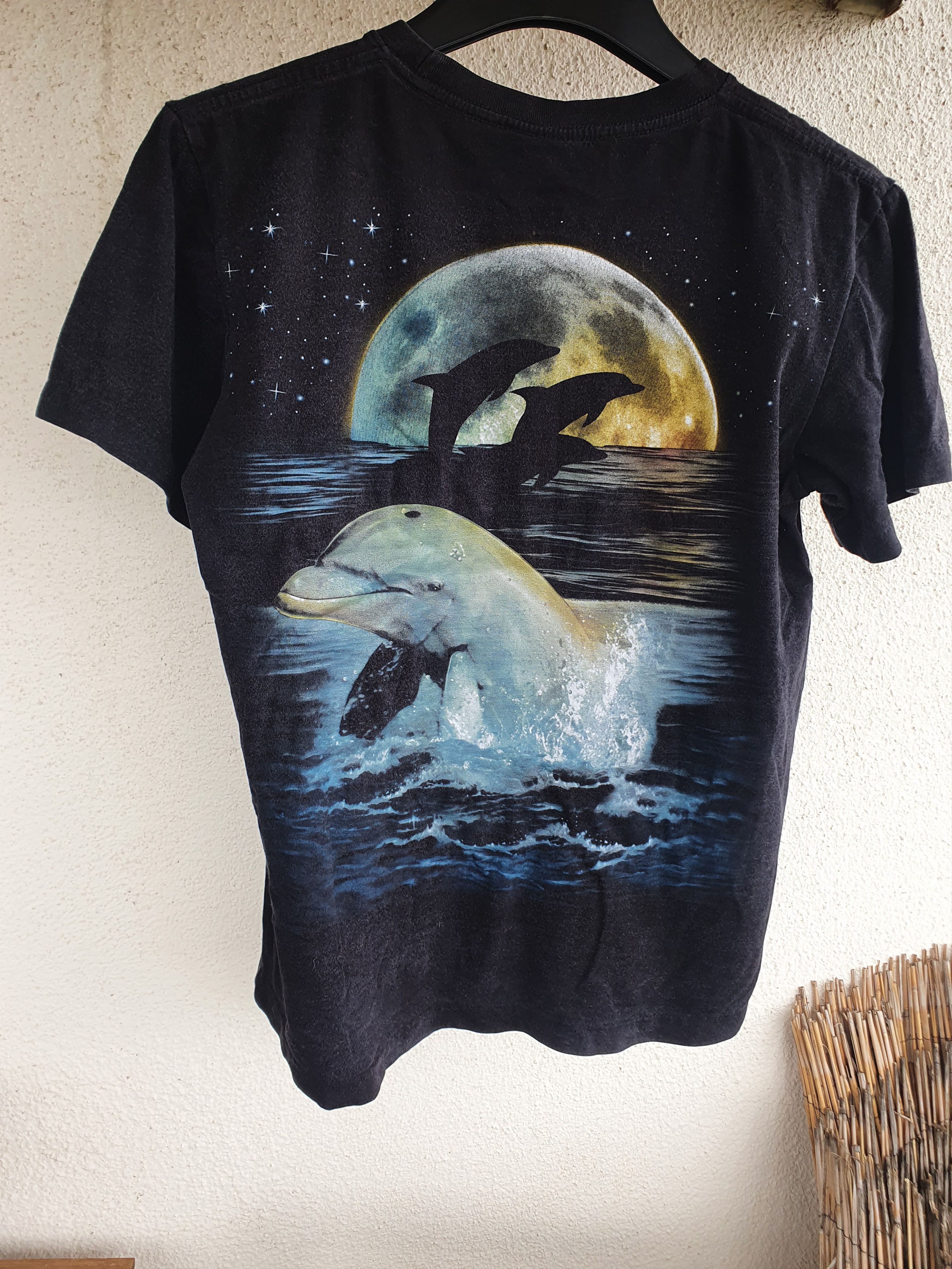 Other Rock Eagle Dolphins and Moon all over print tee,sz M Size US M / EU 48-50 / 2 - 7 Thumbnail