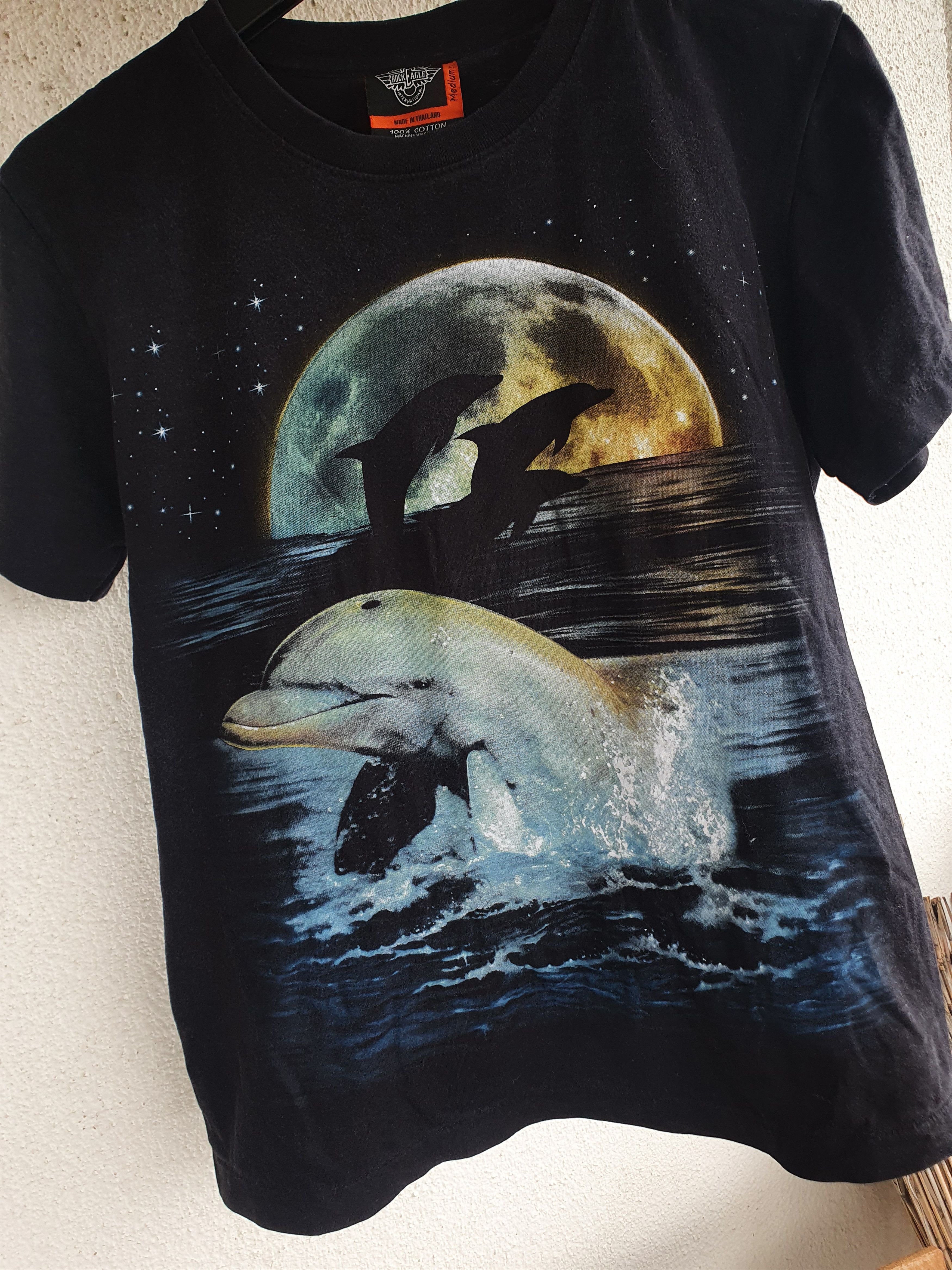 Other Rock Eagle Dolphins and Moon all over print tee,sz M Size US M / EU 48-50 / 2 - 1 Thumbnail