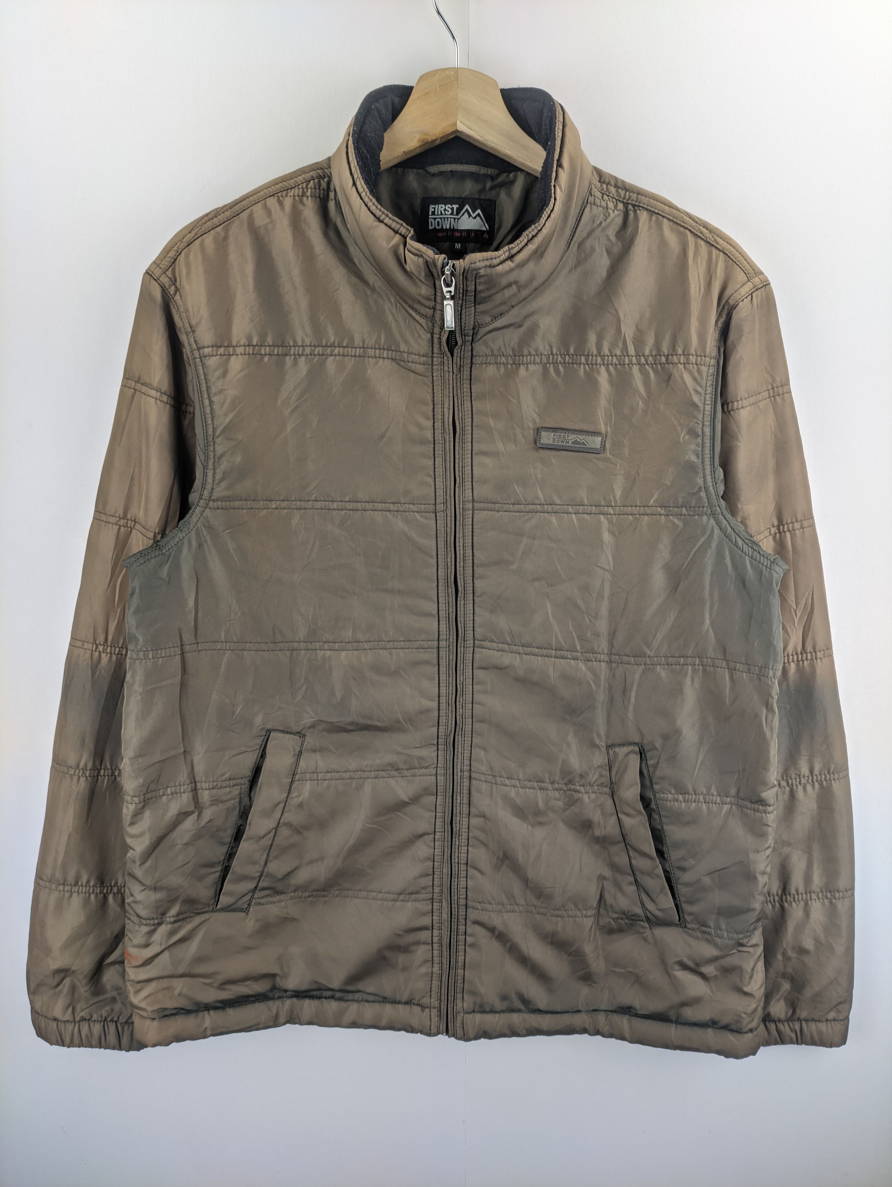 Japanese Brand Steals🔥Vintage Jacket Zip Up by First Down Size US M / EU 48-50 / 2 - 1 Thumbnail