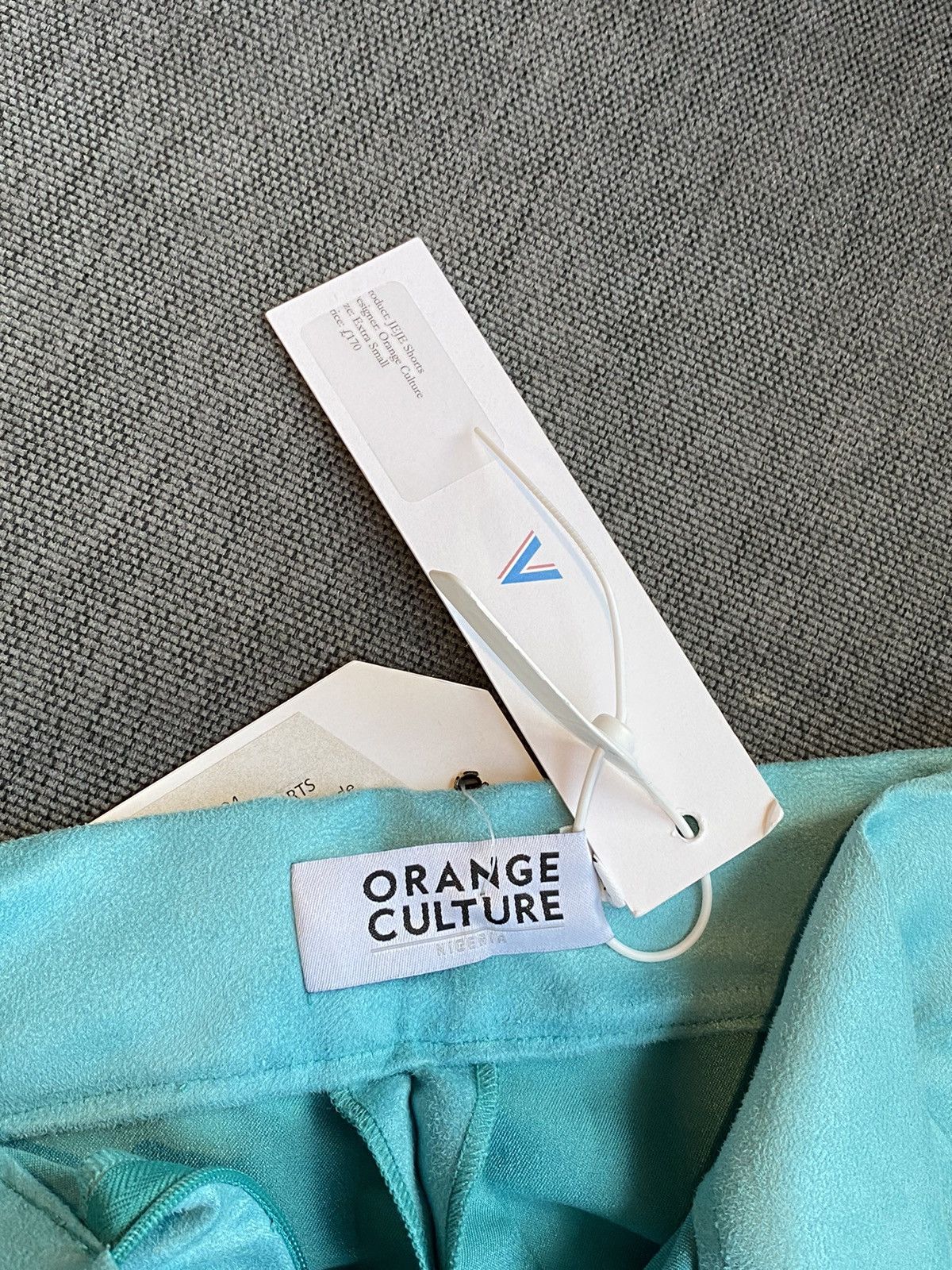 Designer × Other Orange Culture Nigeria - SS20 Faux Suede Jeje Shorts Size 26" / US 2 / IT 38 - 5 Thumbnail