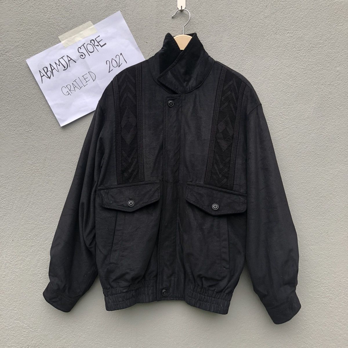 Japanese Brand Vintage Unbranded Zipper Ups Jacket Size US L / EU 52-54 / 3 - 1 Thumbnail