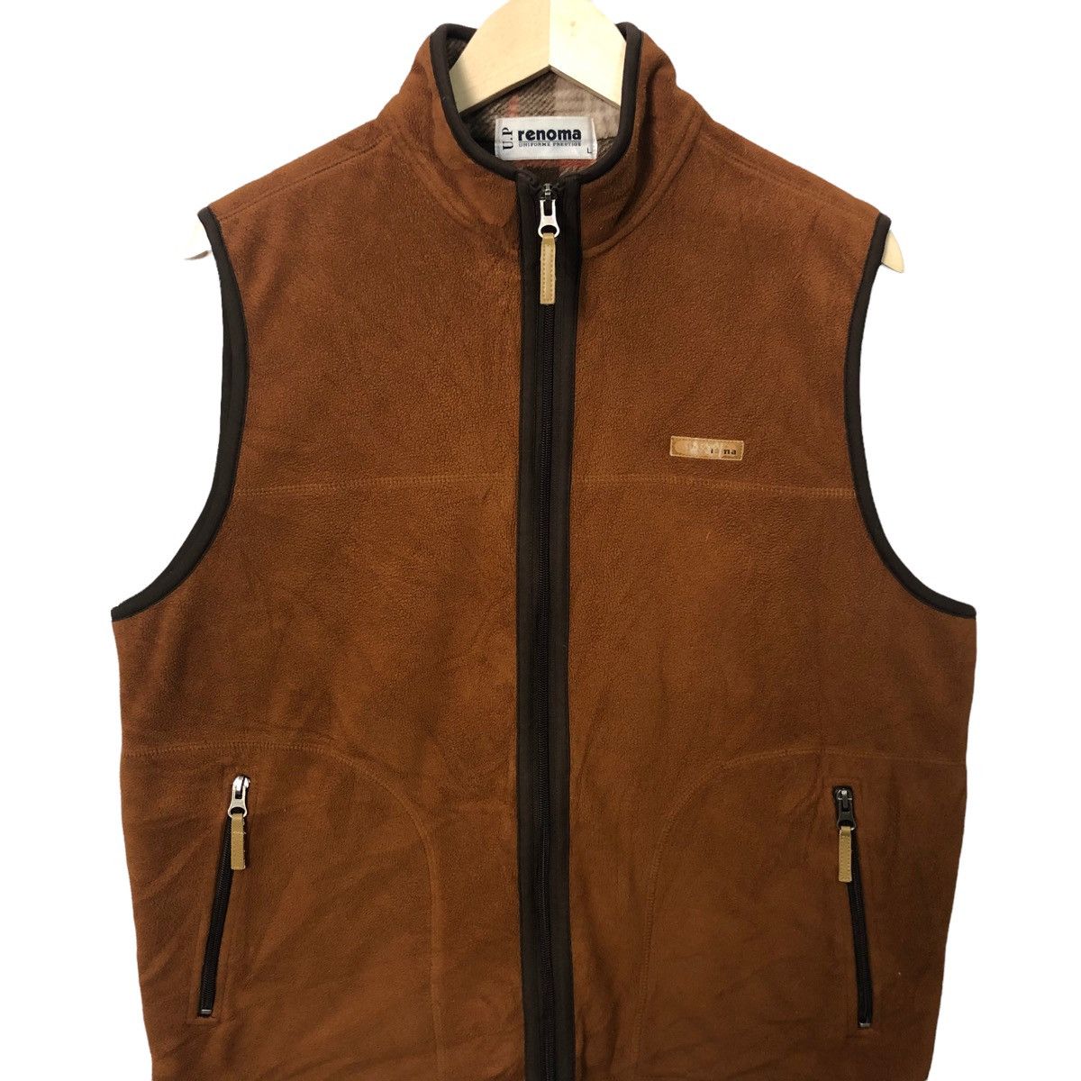 Renoma × Vintage Vintage Up Renoma Zipper Ups Vest Size US L / EU 52-54 / 3 - 2 Thumbnail