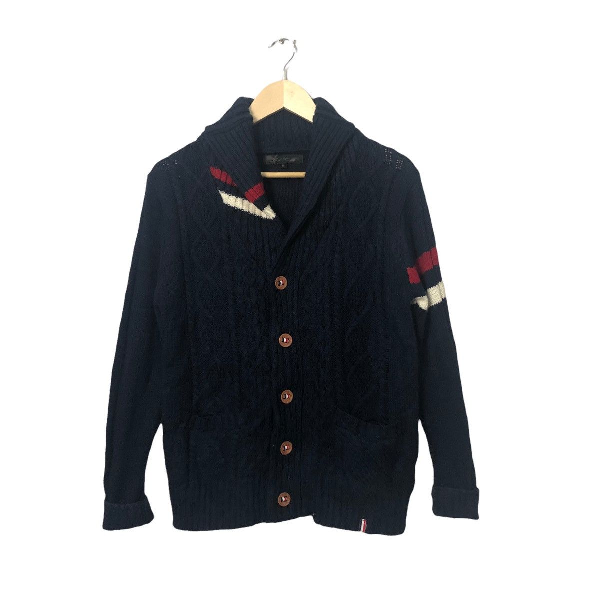 Aran Isles Knitwear Vintage Lock Heaven Button Ups Knitwear Cardigan Size US S / EU 44-46 / 1 - 1 Thumbnail