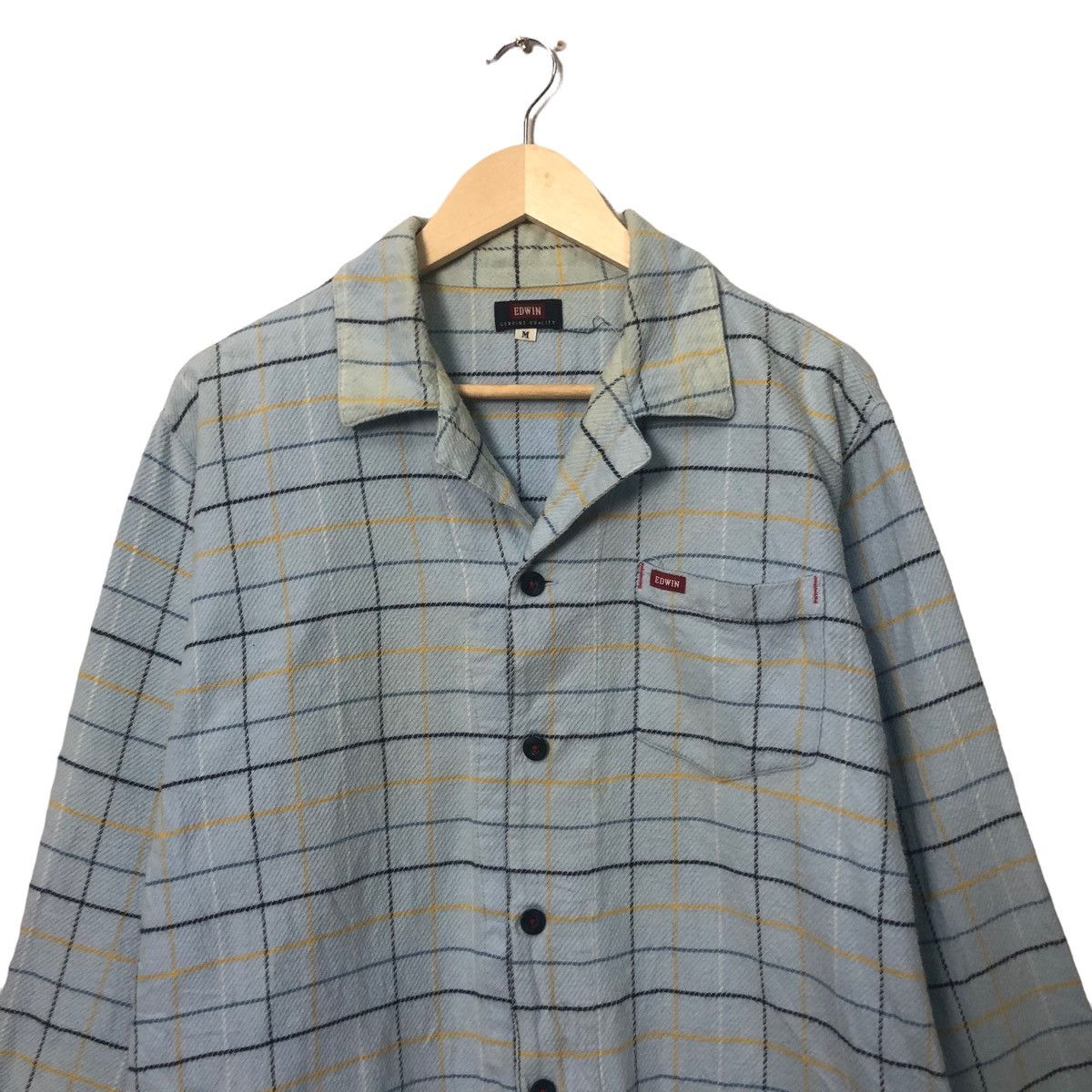 Edwin Vintage Edwin Button Ups Plaid Long Sleeve Shirt Size US M / EU 48-50 / 2 - 4 Thumbnail