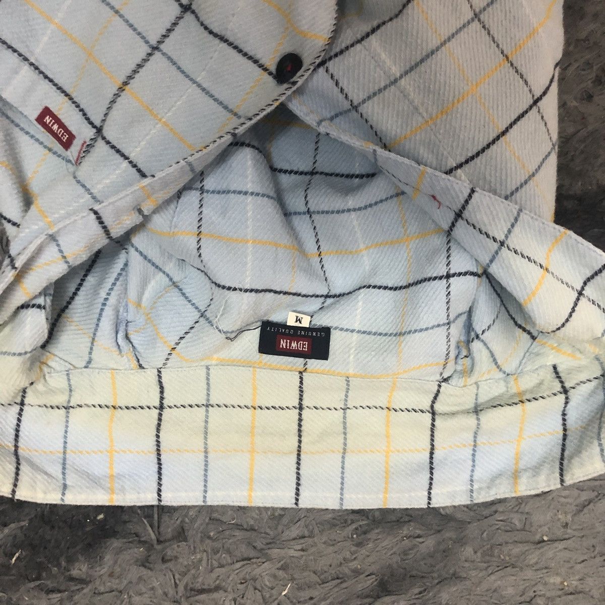 Edwin Vintage Edwin Button Ups Plaid Long Sleeve Shirt Size US M / EU 48-50 / 2 - 9 Thumbnail