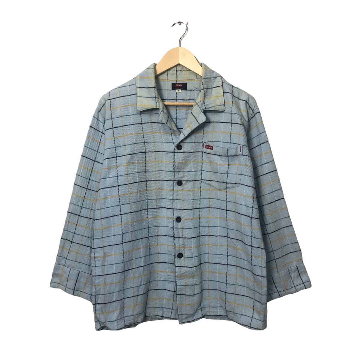 Edwin Vintage Edwin Button Ups Plaid Long Sleeve Shirt Size US M / EU 48-50 / 2 - 1 Thumbnail