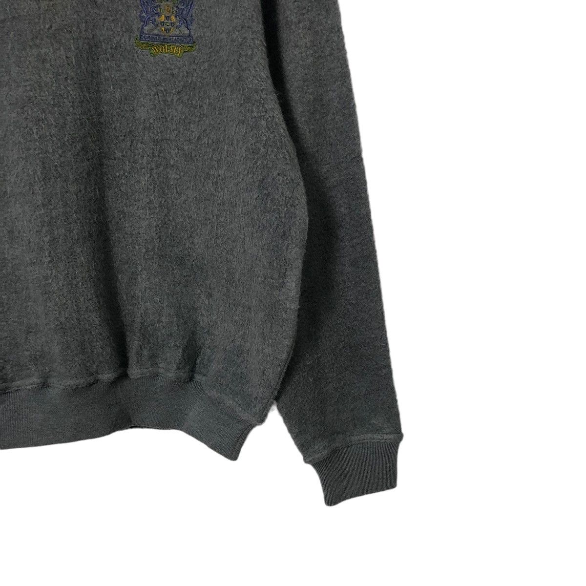 Japanese Brand Vintage Wolsey Crewneck Embroidered Logo Mohair Sweatshirt Size US M / EU 48-50 / 2 - 2 Thumbnail