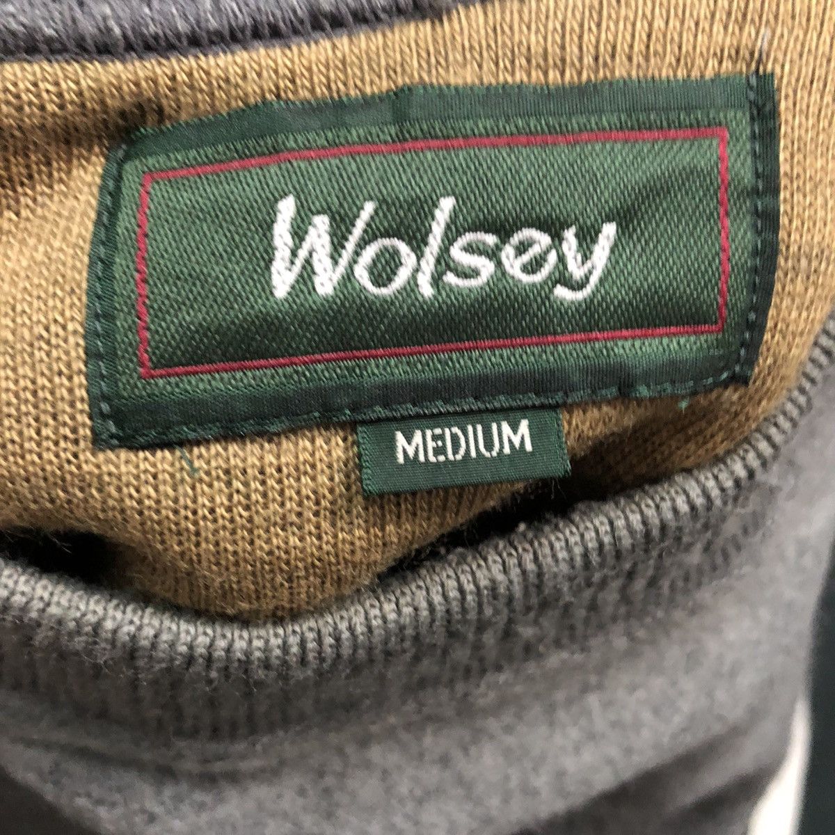 Japanese Brand Vintage Wolsey Crewneck Embroidered Logo Mohair Sweatshirt Size US M / EU 48-50 / 2 - 9 Thumbnail