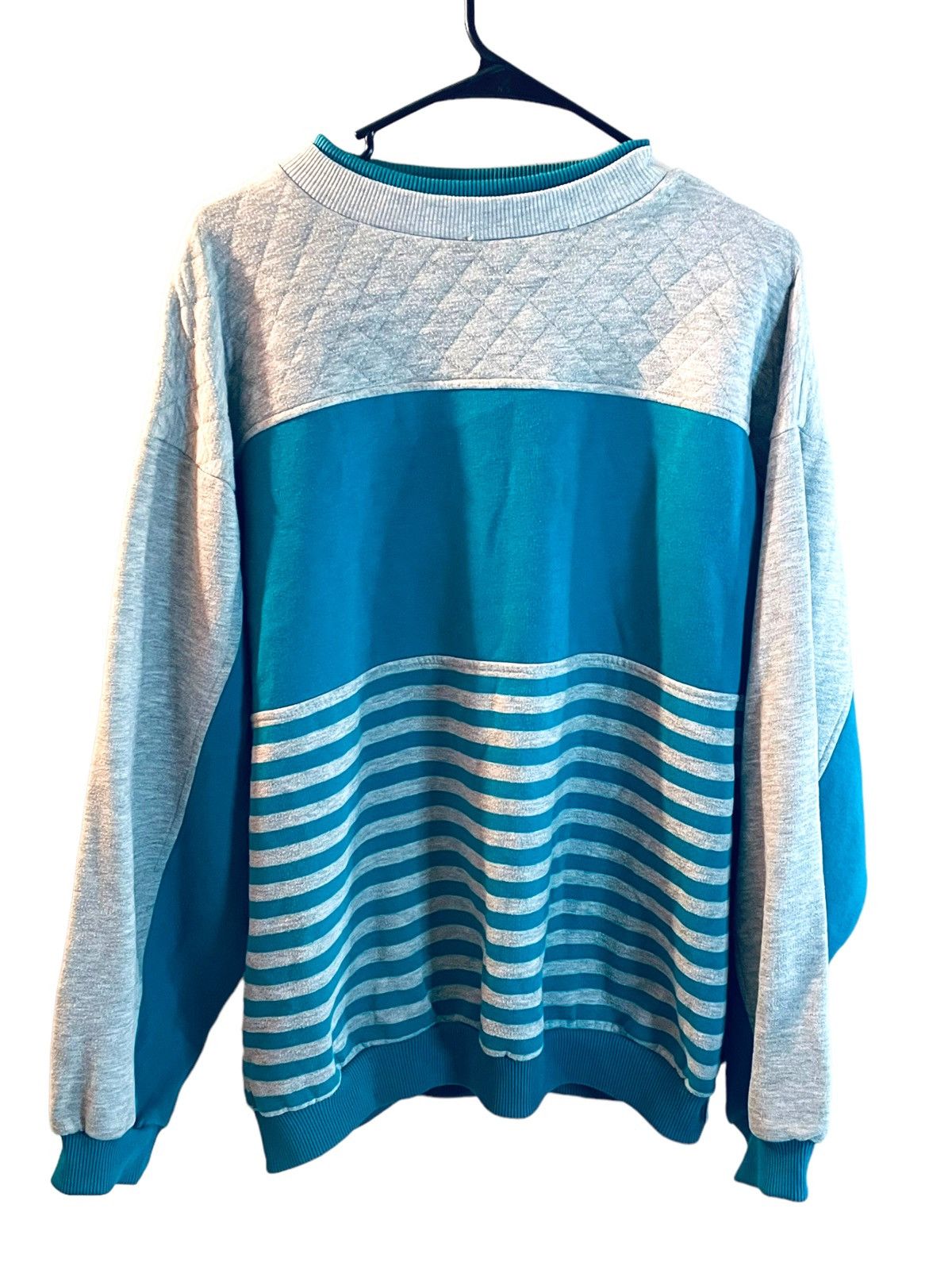 Athletic Works × Russell Athletic × Vintage Vintage 80s Athletic Works Double Crew Neck Sweat Shirt L Size US L / EU 52-54 / 3 - 2 Thumbnail