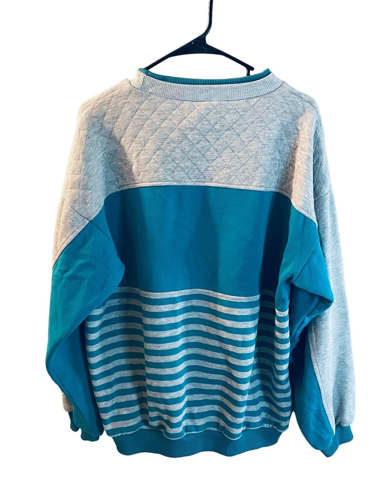 Athletic Works × Russell Athletic × Vintage Vintage 80s Athletic Works Double Crew Neck Sweat Shirt L Size US L / EU 52-54 / 3 - 3 Thumbnail