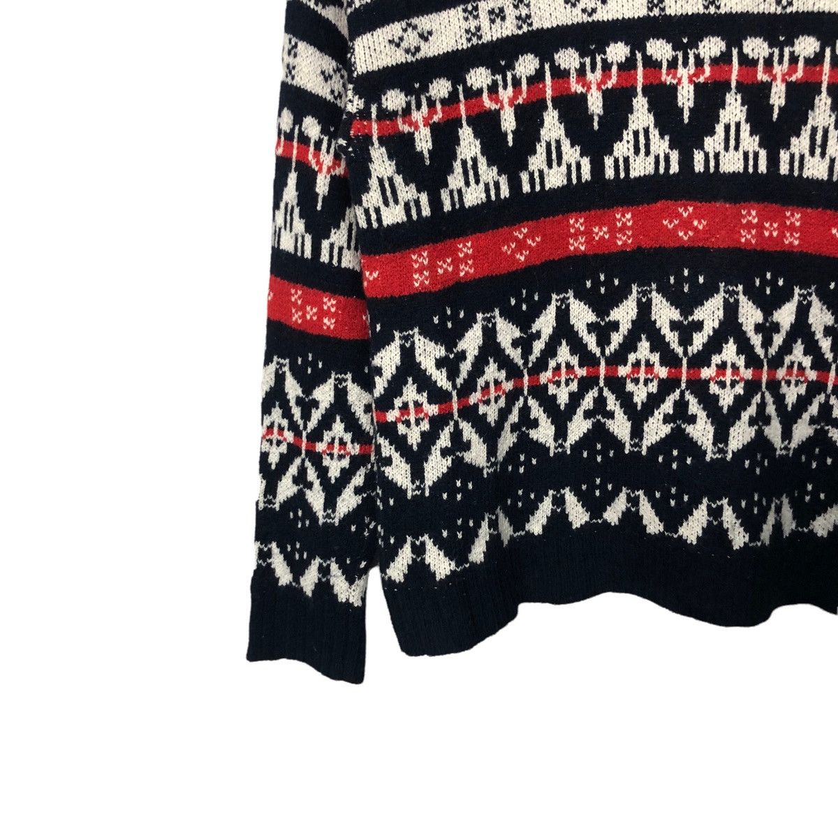 Japanese Brand Vintage Coen Co. Ltd Tokyo Japan Full Print Knitwear Sweater Size S / US 4 / IT 40 - 3 Thumbnail