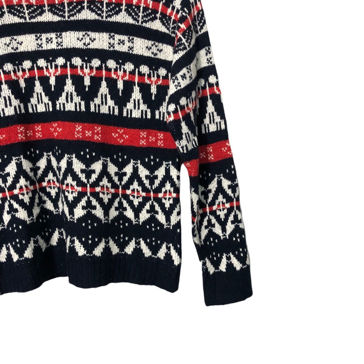 Japanese Brand Vintage Coen Co. Ltd Tokyo Japan Full Print Knitwear Sweater Size S / US 4 / IT 40 - 6 Thumbnail